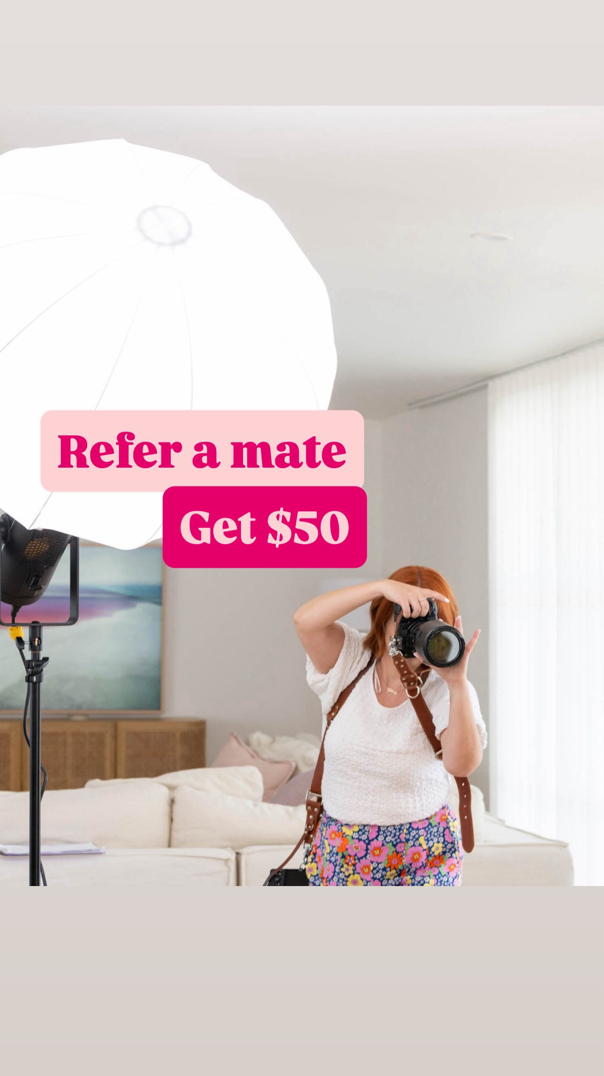 Word of mouth is honestly my love language 🫶
So here’s the deal for 2026 bookings! (Which are now open! Yer yer I know it’s Feb, but who counts Jan!)
If you’ve worked with me before and you refer someone who books a full branding shoot, you’ll get a $50 credit sitting on your account once their booking is locked in.
Use it on your next branding shoot, an event, or even family photos. Valid for 12 months. Stackable if you send a few legends my way.
All they need to do is mention your name when booking — easy done.
No pressure, no selling. Just a thank-you for spreading the word and backing my work!! #werribeephotographer #smallbusinessmelbourne #pointcookphotographer #womeninbusiness #brandinginspiration