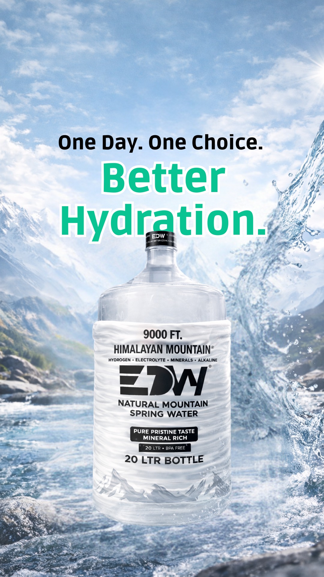 POV: You hydrated right today 💧
From morning energy to evening calm — proper hydration supports your body all day long.
EDW is naturally sourced Himalayan spring water, offering balanced hydration without stimulants or additives.
No stimulants.
Just smart hydration.
👉 Order now: www.energydensewater.com/category/all-products
🚚 24-hour delivery available
#POVHydration #HydratedLife #EDW #EnergyDenseWater #SmartHydration #DailyWellness #HimalayanWater #HealthyRoutine #DrinkBetter #StayRefreshed