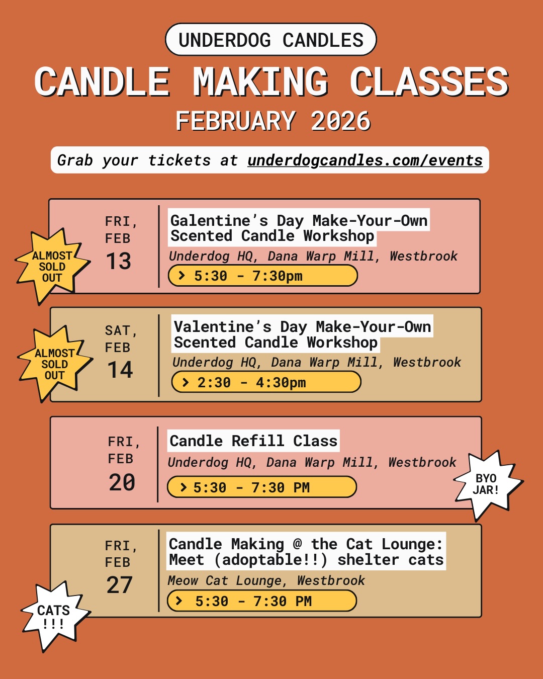 See you in class soon 😘
.
.
Photo credit: @nyquistbrands
.
.
Candle making, things to do in Portland, Maine winter activities, Maine winter experiences, Westbrook Maine