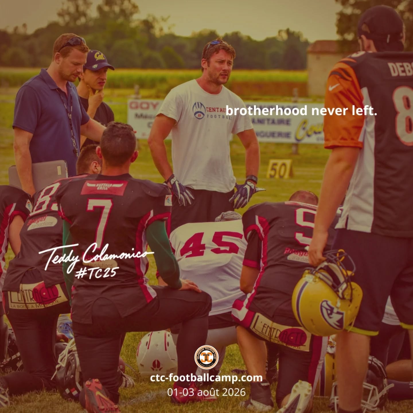 Ça se remplit ! Réserve ta place dès maintenant 👊
www.ctc-footballcamp.com du 01 au 03 Août !
Photo courtesy by @_mazhe_ 🐈
Pour Ted ☝🏻#tcxxv