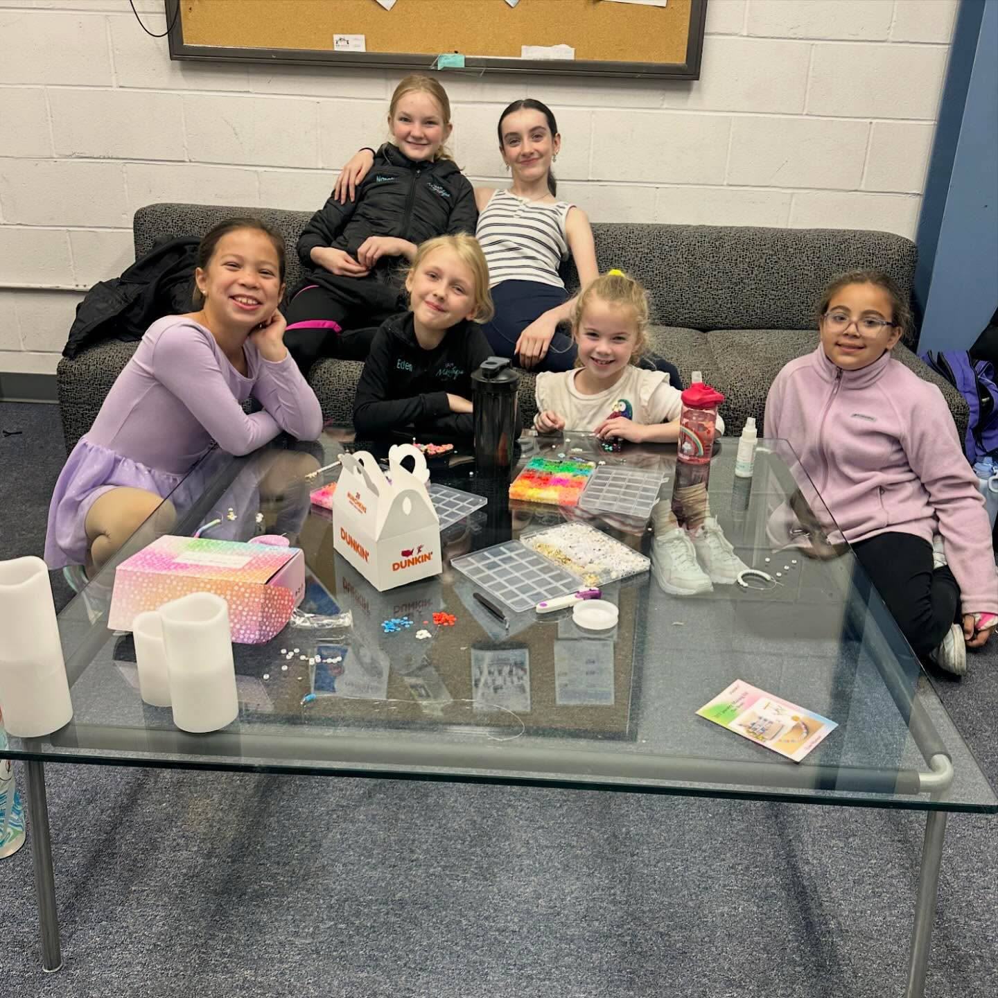 We’ve been so busy kicking off our season we decided to spend some time after practice today making friendship bracelets for our new teammates 🌟💜