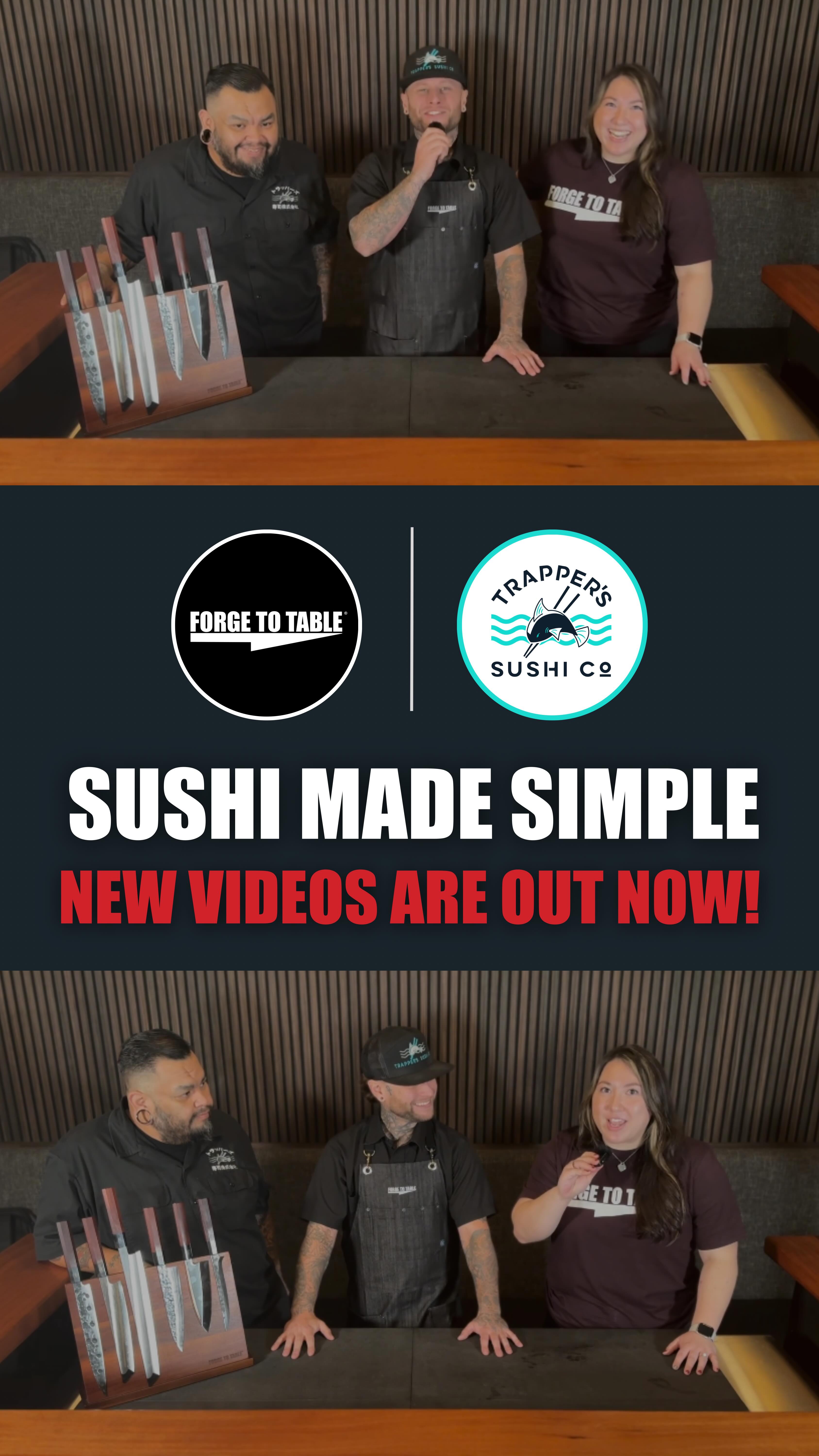 MAKE SUSHI AT HOME 🍣
It’s easier than you think! And if you want a little guidance, some of the best in the sushi game are ready to show you how.
Head to the link in our bio to watch the first few episodes of the @trapperssushi ‘how to’ series. You’ll learn the basics, including how to properly sharpen your knife, because every great dish starts with a sharp blade.
Ready to roll? Use code $Trapperssushi for 10% off your order and follow along with the tutorials!
And if you’re not in the mood to make sushi, but you’re in the mood to eat it, head to Trapper’s for a to go order and watch the videos anyway!
📍Washington, Arizona, & Texas
#sushi #sushiroll