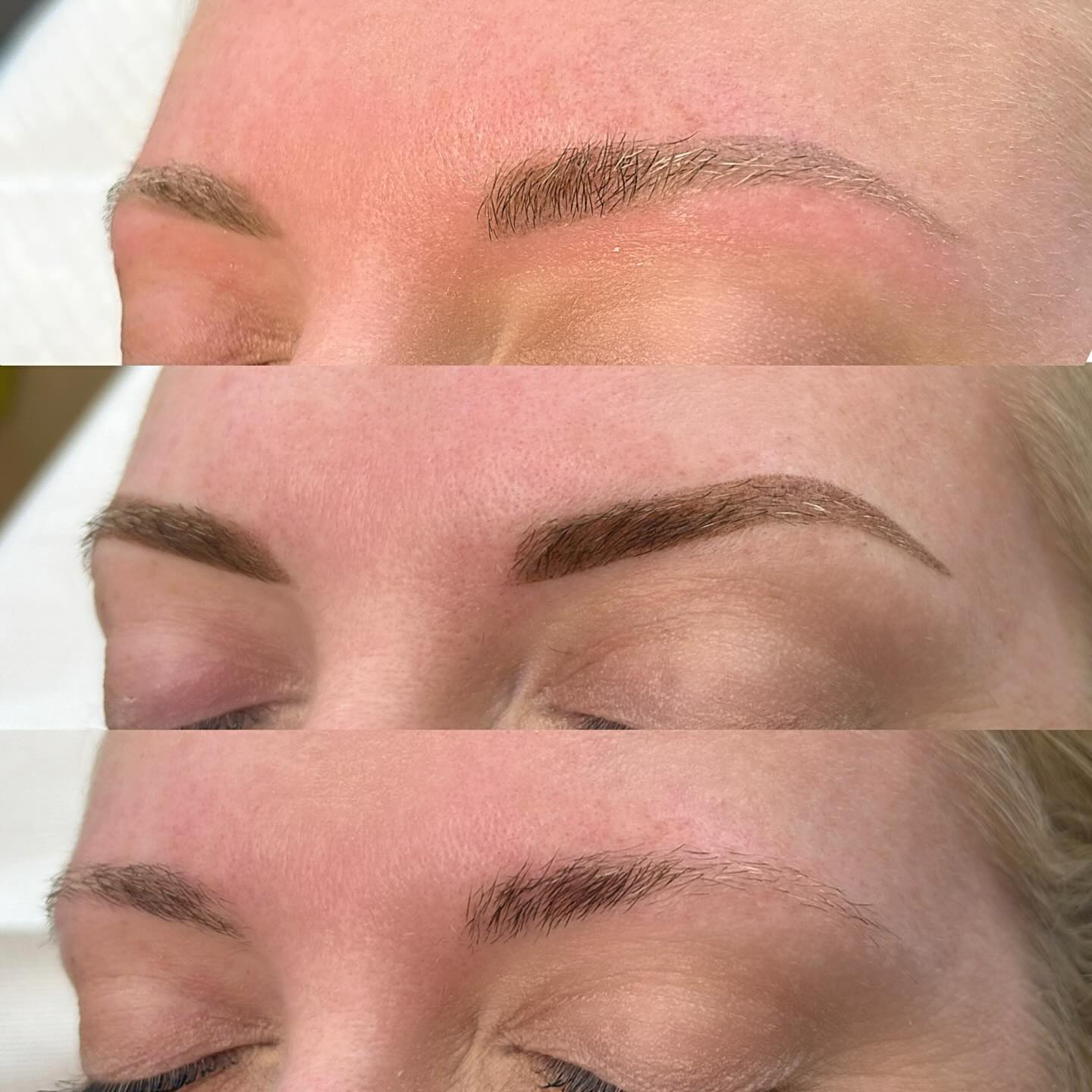 Obsessed with these Healed Blonde brows One session ✨ Added a touch of depth at touch up but she wanted them kept natural as she’s a super blondie ✨
#blondebrows #healedpmu #nzpmuartist #invercargillnz #browspecalist