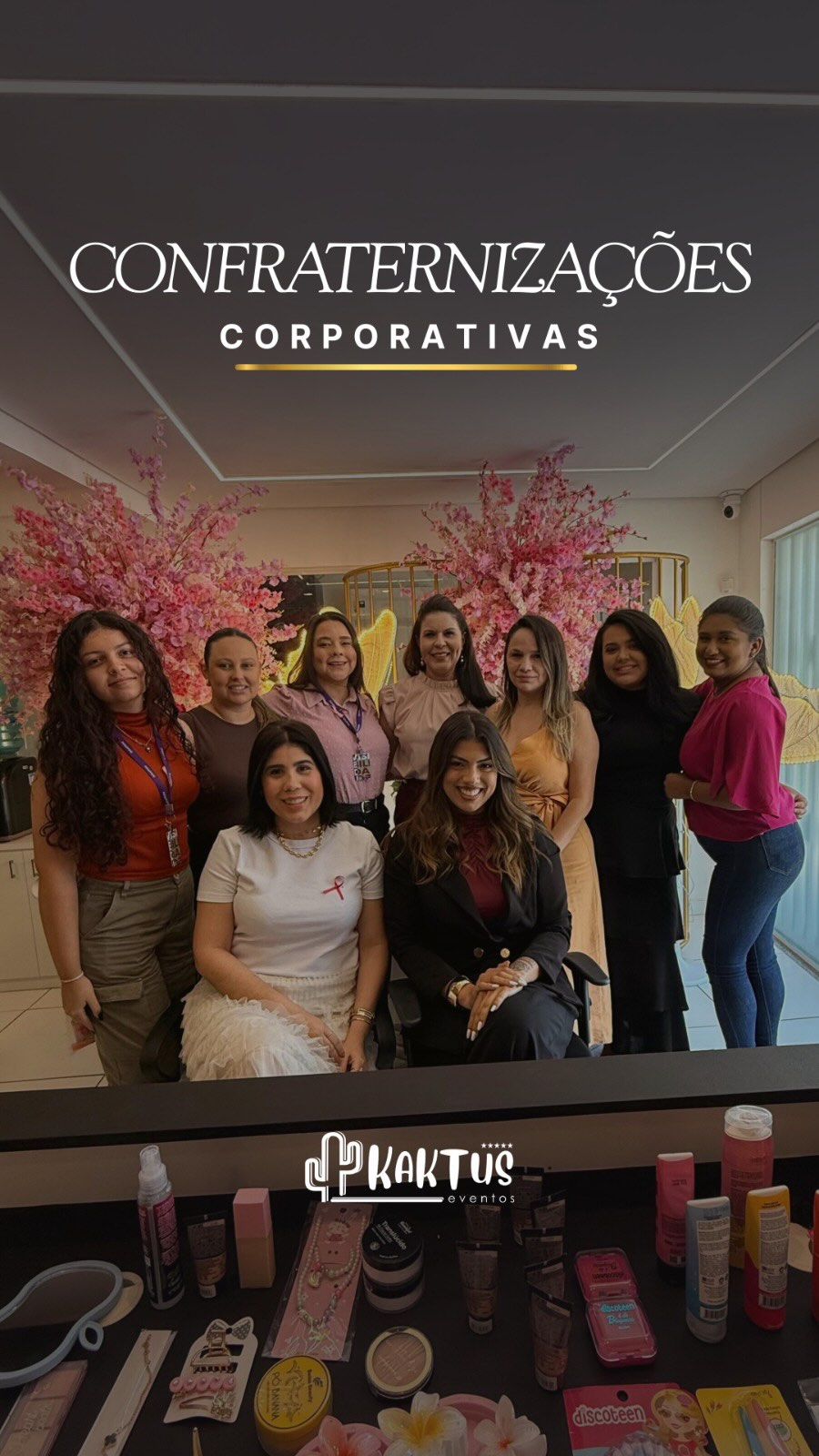 ✨ Hoje foi sobre se olhar com mais carinho, se permitir um tempo e redescobrir a beleza que existe em ser quem somos.
Trouxemos para o nosso time uma palestra sobre autoimagem — para homens e mulheres — que nos fez refletir sobre como nos vemos e nos apresentamos ao mundo. O curso de automaquiagem que foi muito além do espelho: foi sobre autoestima, leveza e conexão. 💋💕🌸
Um dia de aprendizados, sorrisos e autodescobertas.
Porque cuidar de si é o primeiro passo para inspirar o outro.
Agradecemos a todos os fornecedores e parceiros que fizeram desse momento ainda mais especial:
@deborahanemberg
@atelier_ismaelvogas
@lojapink.pink
@carinaeventosculinarios
@sobremidiace
@tiavalfestas
O grupo Kaktus Eventos, Zematur e Lhama Coworking aderiu a Campanha Outubro Rosa, trazendo para suas colaboradoras esse evento especial, para promover a conscientização sobre o autoexame, o autocuidado na prevenção do câncer de mama.
#outubrorosa
#kaktuseventos🌵
#conscientizacao
#autocuidado
#autoexame
#prevençao