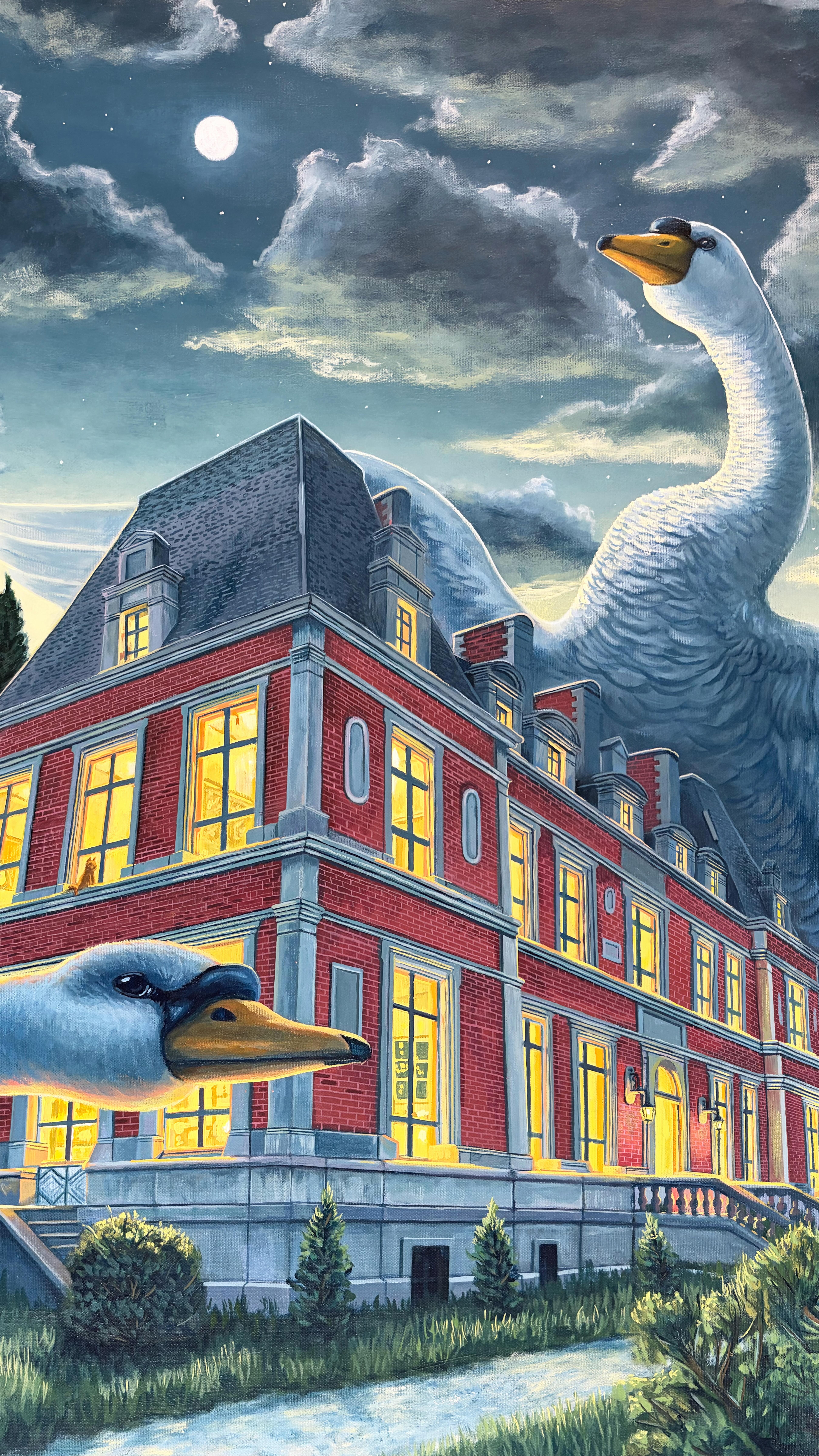 Chateau d’Orquevaux - 34x36” - Acrylic on Canvas
I’ve been wanting to share this piece for so long and have honestly been sleeping on it waiting till the opening of my show with @jeanparkerart this Friday! There is so much to say about this piece that I can’t type it all but to summarize, I wanted to capture my memory of the chateau, a once in a lifetime experience that has brought so much beauty and inspiration into my life. If you want to know more about this residency check out @chateau_orquevaux and please give this piece some love! #Chateauorquevaux #artresidency #france #yeg #yegarts