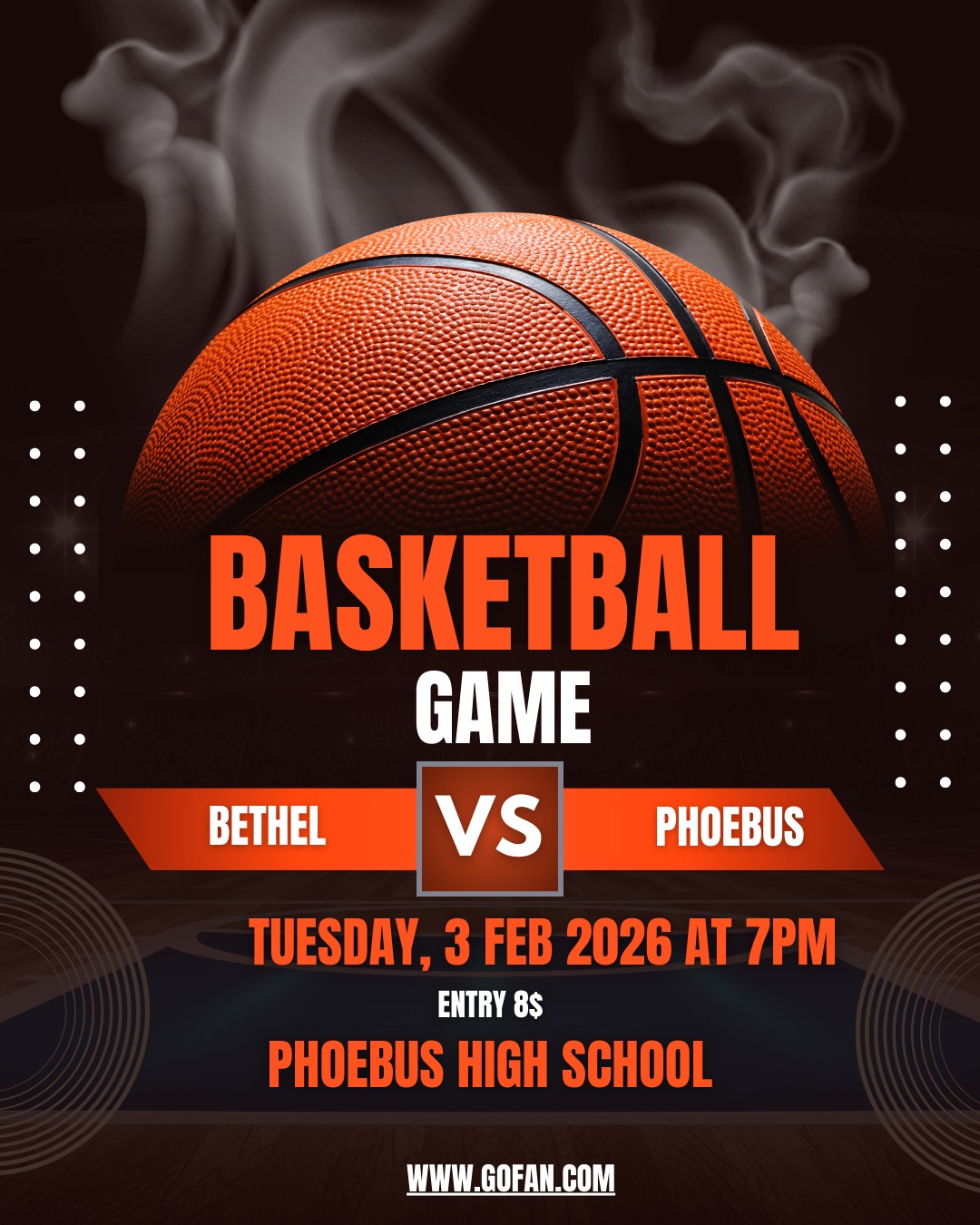 Varsity Teams playing tonight at Phoebus.
Varsity Girls at 5:30pm
Varsity Boys at 7pm
GO BRUINS!🏀