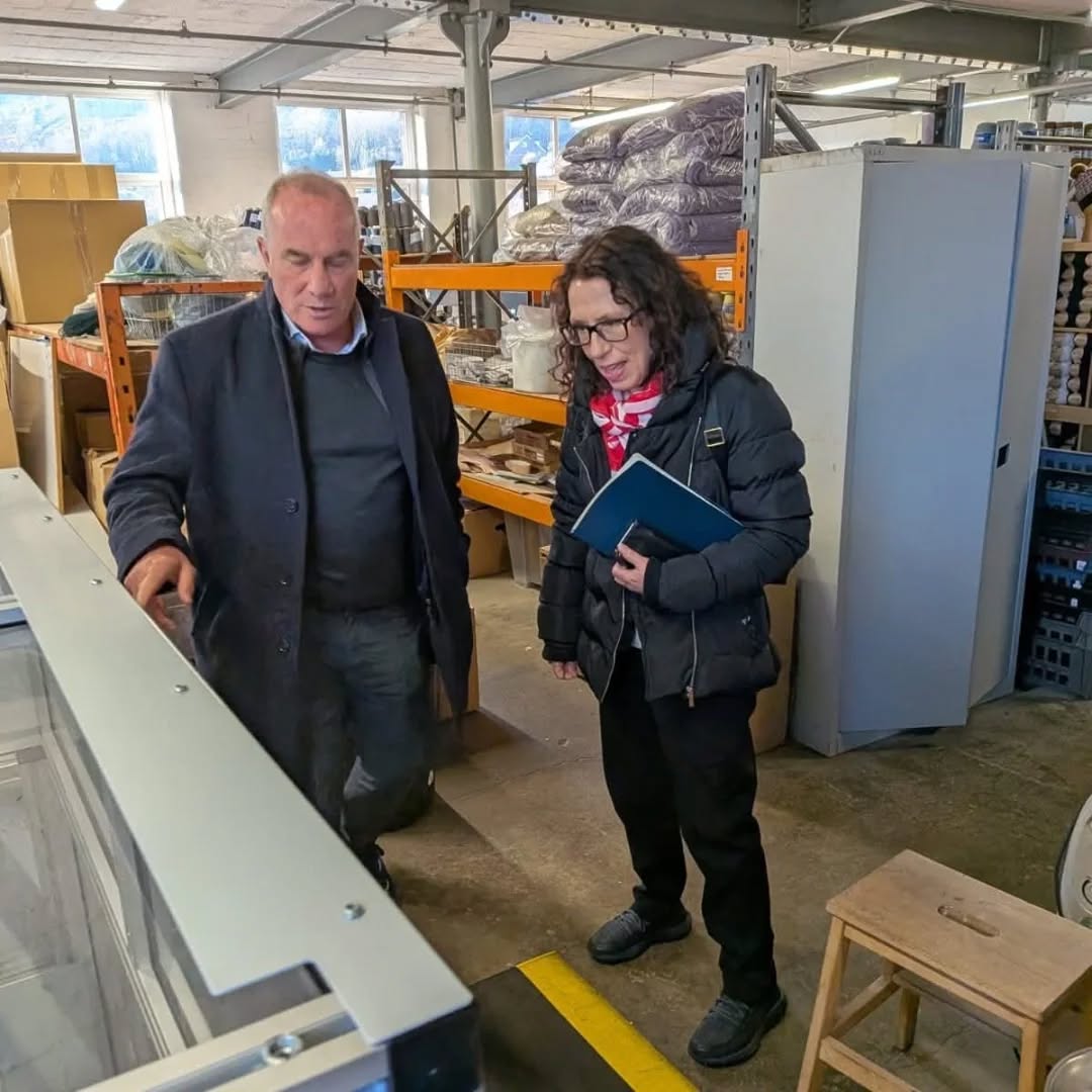 Thank you to our MP, Debbie Abrahams, for coming to visit us at the mill the other week.