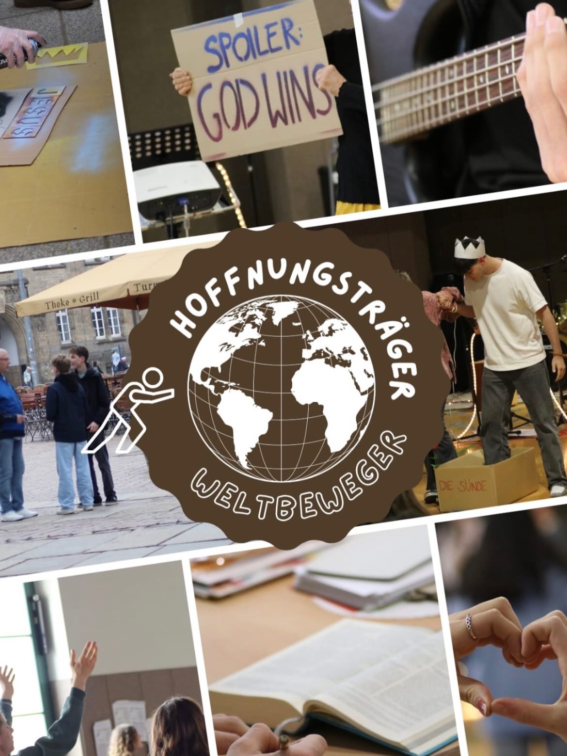 Gocamp 2026
Hoffnungsträger Weltbeweger
06.-11. April
Wir freuen uns auf dich!
Anmeldung auf unserer Website