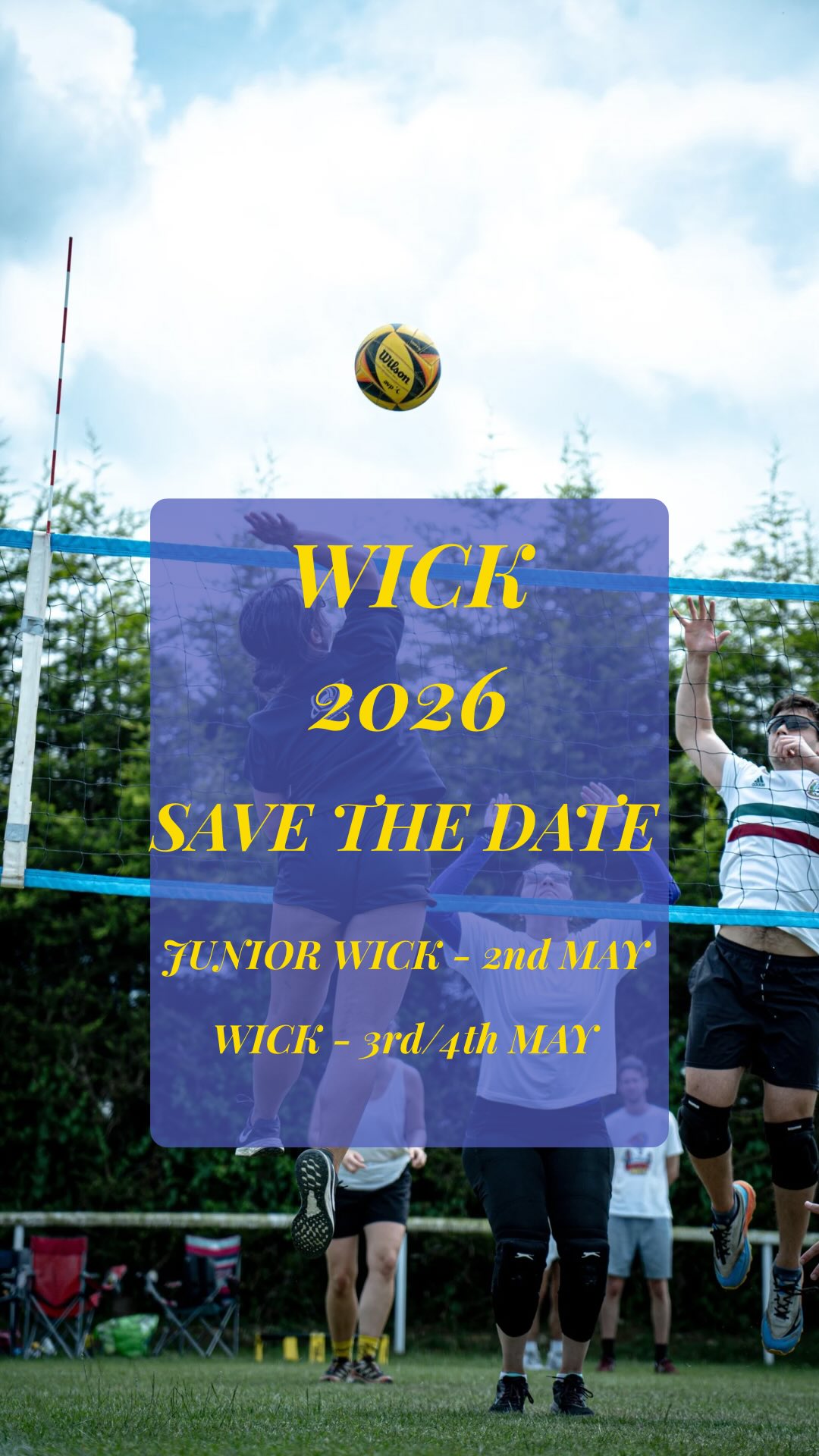 🔥 WICK 2026 — WE’RE COMING BACK 🔥
After the unreal energy, huge rallies and standout moments from Wick 2025, we’re already buzzing for what’s next 💛💙
📅 Wick 2026 is officially happening 2–4 May 2026
🏐 Wick Junior — Saturday 2 May
🏐 Wick — Sunday 3 & Monday 4 May (Bank Holiday 🙌)
An event like this only works because of the amazing people behind the scenes, and we’re now starting to build our volunteer team for Wick 2026 💪
Whether it’s helping with planning or lending a hand on the day, every bit of support makes a massive difference.
Volunteering won’t stop you playing or enjoying the tournament either, most of last year’s volunteers were right there on court 😊
If you’d like to be involved, drop us a DM and please share this with your teams.
Wick 2025 set the standard — now we build on it 🔥💛💙
.
.
.
#WeAreBVC #Wick2026 #bristolvolleyballclub #bristolsports #volleyballengland