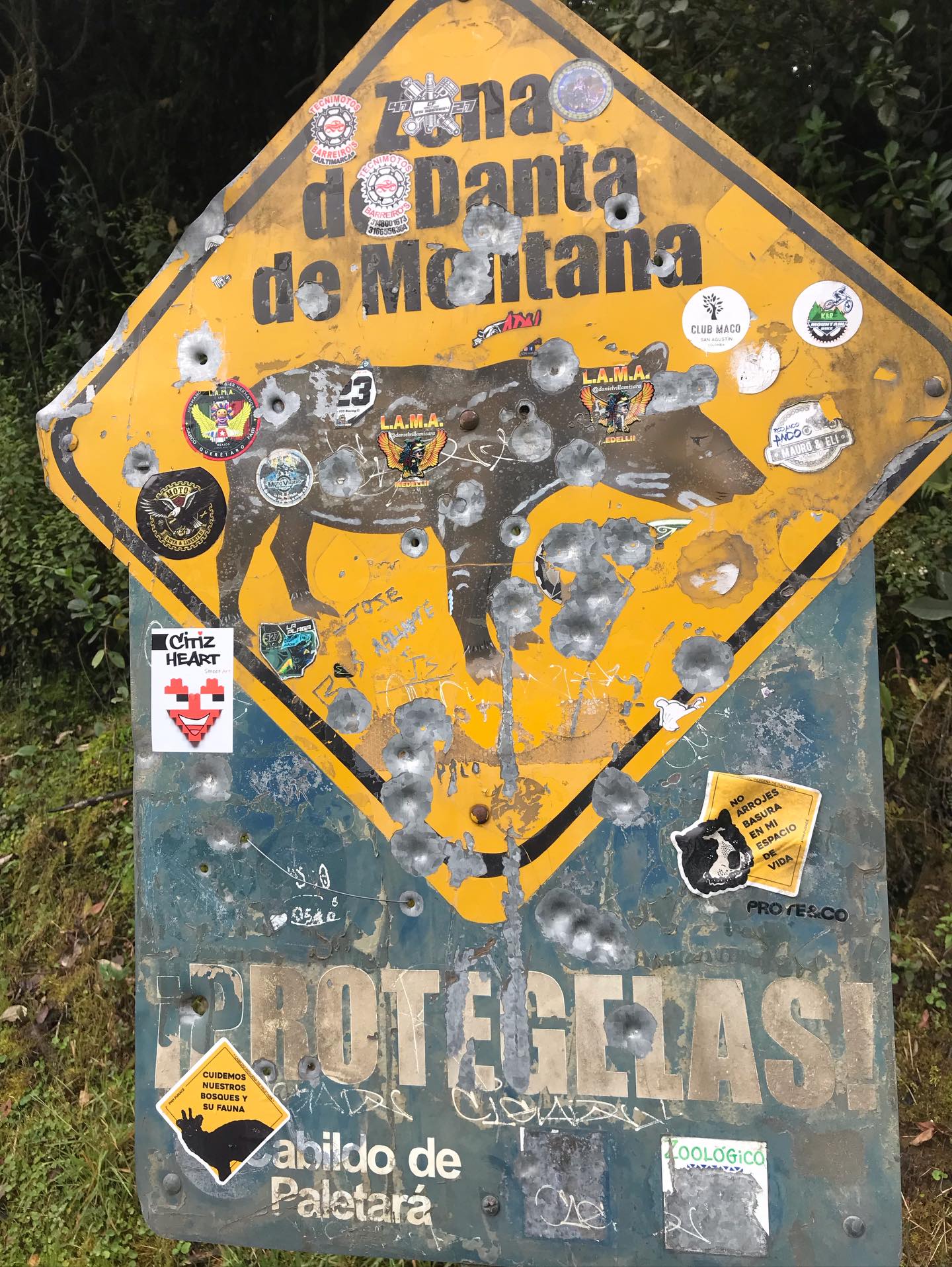 I suppose covering it in stickers is one way to protect the #mountaintapir !
Join us on a trip over the mountain to #sanagustin or to #tierradentro and not only will you see the spectacular #paramo ecosystem but you might even catch a glimpse of the Mountain Tapir!