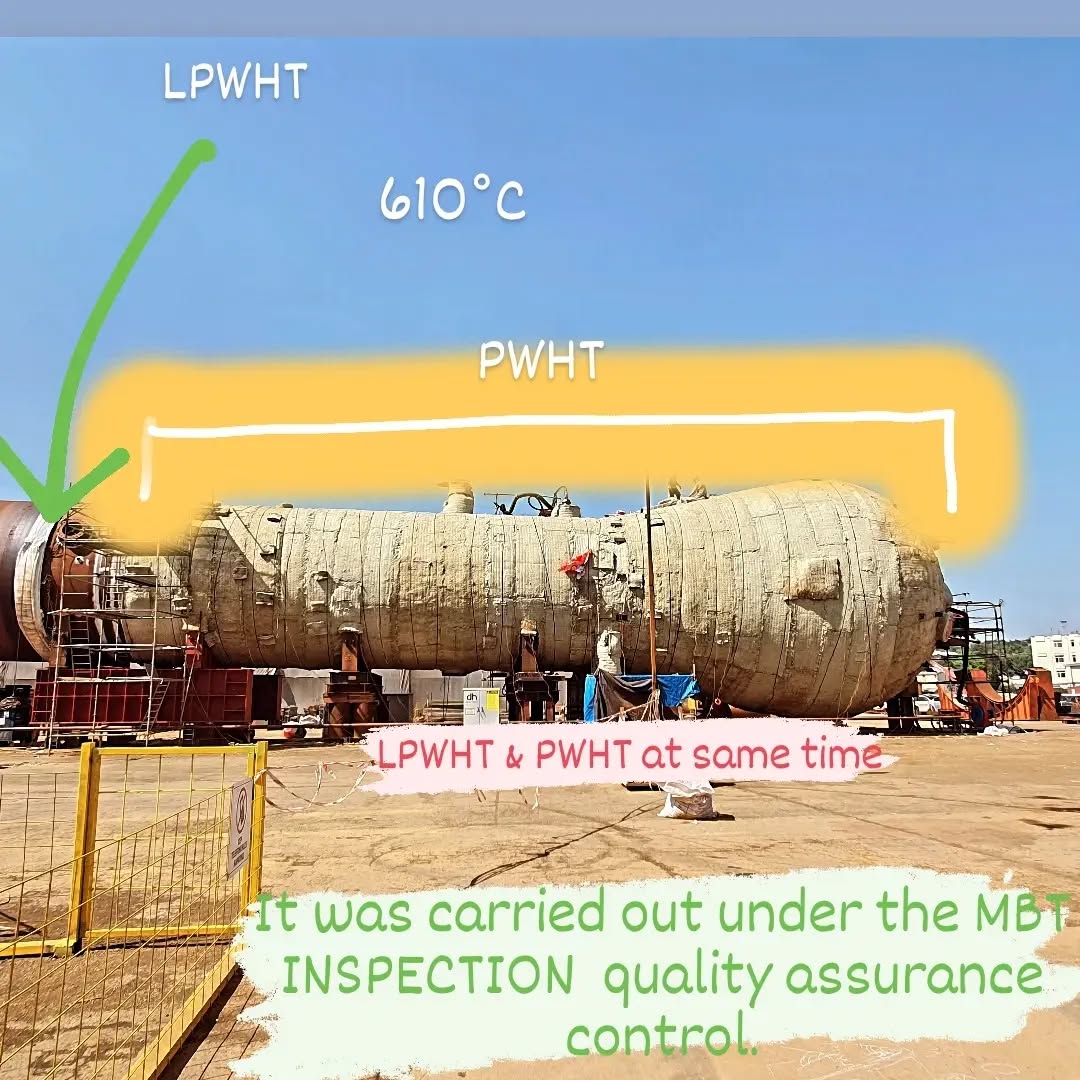 PWHT & LPWHT at 610°C
#inspiration #türkiye #asme #vessel #heat #assurance #qc