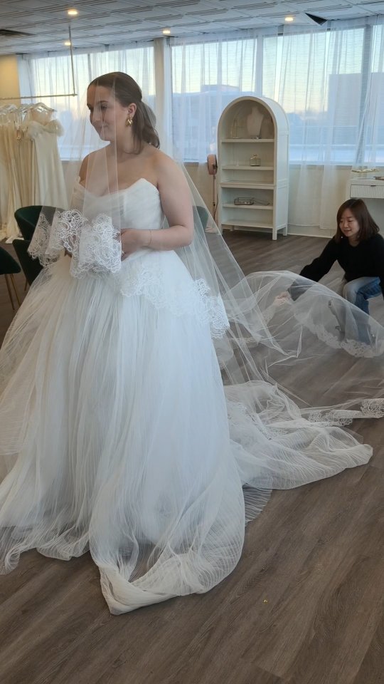 Helping her into Zara — smoothing the silk, fastening the corset, stepping back for that quiet this is it moment 🤍
There’s something so intimate about being there when a bride sees herself fully. Zara is strength and softness at once — sculpted, modern, and effortlessly OUMA.
Ottawa brides, our trunk show at @alwaysknewineeded until February 14th. Book your appointment directly with the store before it ends.
Not in Ottawa? Zara is available to try on at our stockists across Canada, the US, and internationally.
Visit our website to find your nearest retailer and experience her in person.
The dress always feels different when it’s on you. ✨
#OUMAAtelier #OUMABridal #tulleballgown #romanticweddingdress #MadeInCanada