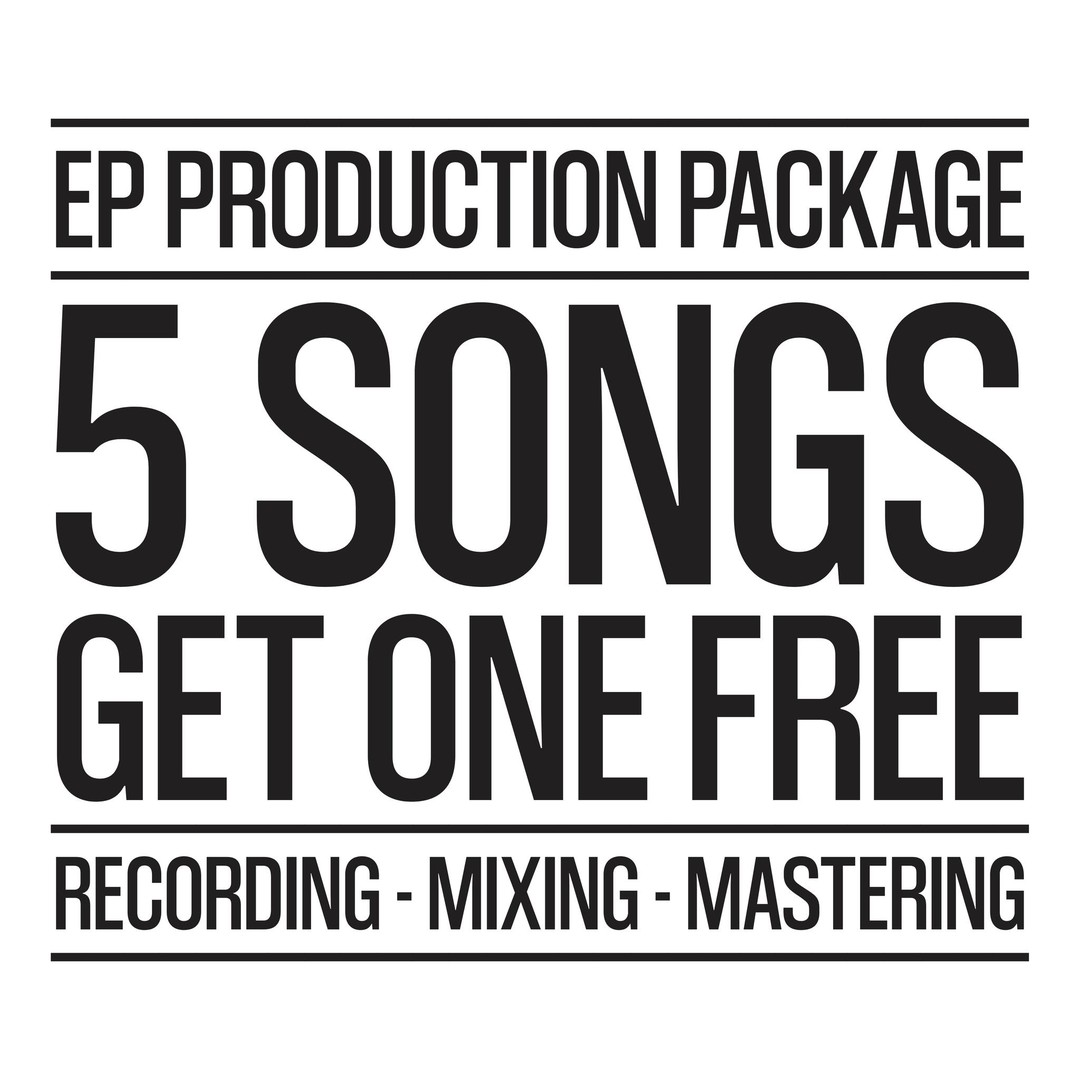 We are running a 5 for 4 EP production package.
.
Book in now to record an EP over 4 / 5 days, & get it Mixed & Mastered, & the last song is FREE.
.
Get in touch to discuss your project & let's make some music together!
.
contact : bezombieaudio@gmail.com
@bezombie_audio
.
.
.
.
#recording #mixing #mastering #studio #eastlothian #musselburgh #edinburgh #audio