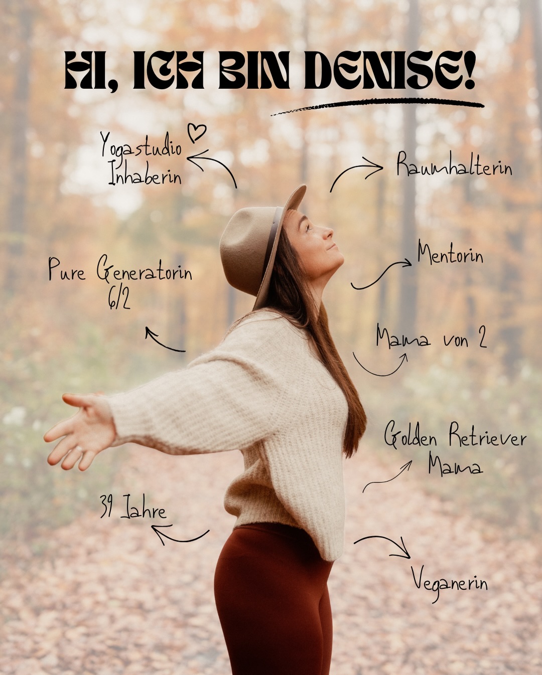 🤍 Wie schön, dass sich unsere Wege hier kreuzen 🤍
Ich bin Denise. Mama, Frau, Yogalehrerin und Mentorin.
Eine Frau, die mit Anfang 30 nochmal neue Wege gegangen ist – und dabei verstanden hat, dass es weniger darum geht, sich zu finden, sondern sich immer wieder neu zu begegnen.
Hier findest du keinen perfekten Feed.
Sondern echtes Leben.
Manchmal chaotisch, manchmal klar.
Manchmal laut, manchmal ganz leise – aber immer ehrlich.
Ich nehme dich mit in meinen Alltag zwischen Mamasein, Selbstständigkeit, Bewegung und dem ehrlichen Versuch, mir selbst dabei nahe zu bleiben. In das Suchen nach Balance. Und in das Annehmen, dass es nicht jeden Tag leicht sein muss – aber leichter werden darf.
Frauengesundheit liegt mir besonders am Herzen. Zyklusorientiert zu leben. Den Beckenboden, die Körpermitte und auch leise Beschwerden wahrzunehmen – nicht erst dann, wenn etwas „nicht mehr funktioniert“.
Mir geht es darum, den eigenen Körper wieder als Verbündeten zu sehen. Nicht als Projekt, das ständig optimiert werden muss. Sondern als etwas, das gefühlt, gehört und angenommen werden möchte. Genau das lebe ich auch in meinem Studio, in meinen Kursen und bei meinen Events/Retreats.
Es geht um Fühlen.
Um Annahme.
Um Sein.
Vielleicht findest du hier Impulse für mehr Leichtigkeit, mehr Verbindung und mehr Vertrauen in dich selbst. Und wenn etwas davon mit dir resoniert, freue ich mich, wenn du bleibst – und wir uns austauschen dürfen.
Für mehr Freude im Chaos.
Verbunden. Lebendig.
🤍 Schön, dass du hier bist 🤍
⸻
MAMASEIN
ABOUT ME
SELBSTSTÄNDIGKEIT
SELBSTFÜRSORGE
MINDSET