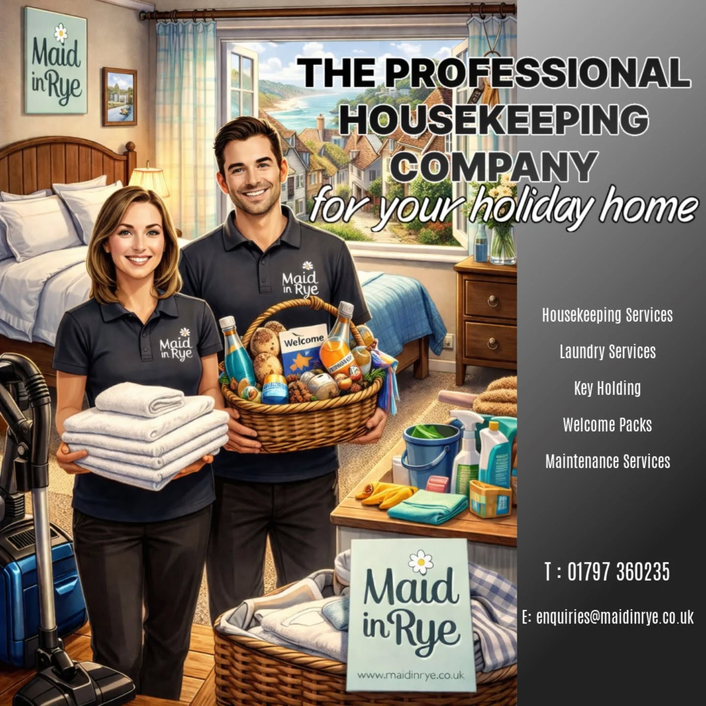 We are a professional housekeeping company operating throughout Rye, Camber , Battle and the surrounding villages.
#housekeeping #housekeepingservices #holidayhomes #holidaycottage #cleaningservices