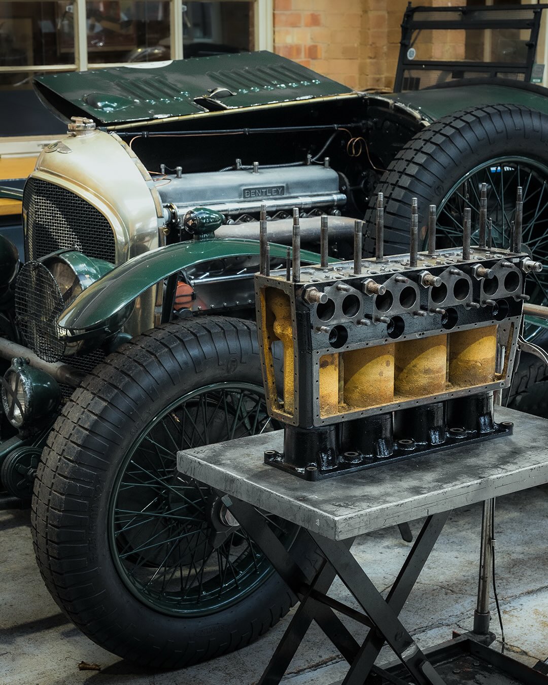 At Kingsbury Racing Shop, engine building is approached as a collaborative, technical discipline.
This 1926 Bentley 3-Litre engine block carries rare RAC inspection stamps, evidence of its 2,996 cc eligibility for Le Mans and Brooklands. These original markings trace it back to a Works-supported car.
Fully restored by us from crankcase to block, the engine has now been reunited with its original car in the Engine Fitting Shop @bicestermotion. The pairing restores the car’s 100-year old mechanical lineage in a building with its own 100-year history – where the original engine crane remains in use.
If you or your team require precision engine building to an uncompromising standard, contact us to discuss your requirements.
#Kingsbury #KingsburyRacing #Bentley3Litre
