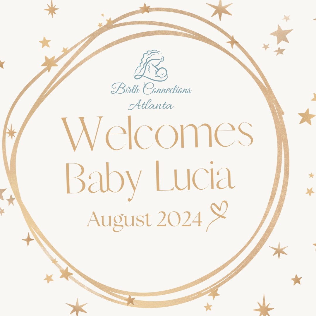 You are so loved!
Welcome to the world, Lucia! ❤️
#BirthConnectionsDoulas #AtlantaDoulas #HealthyMomsHealthyBabies #ThrivingFamilies #BirthDoulas #PostpartumDoulas #ChildbirthEducation #MelanatedChildbirthEducation #BreastfeedingFamilies #LactationClasses #BuildingCommunity #GrowingFamilies #NBPP #NatlBirthPostpartumPros