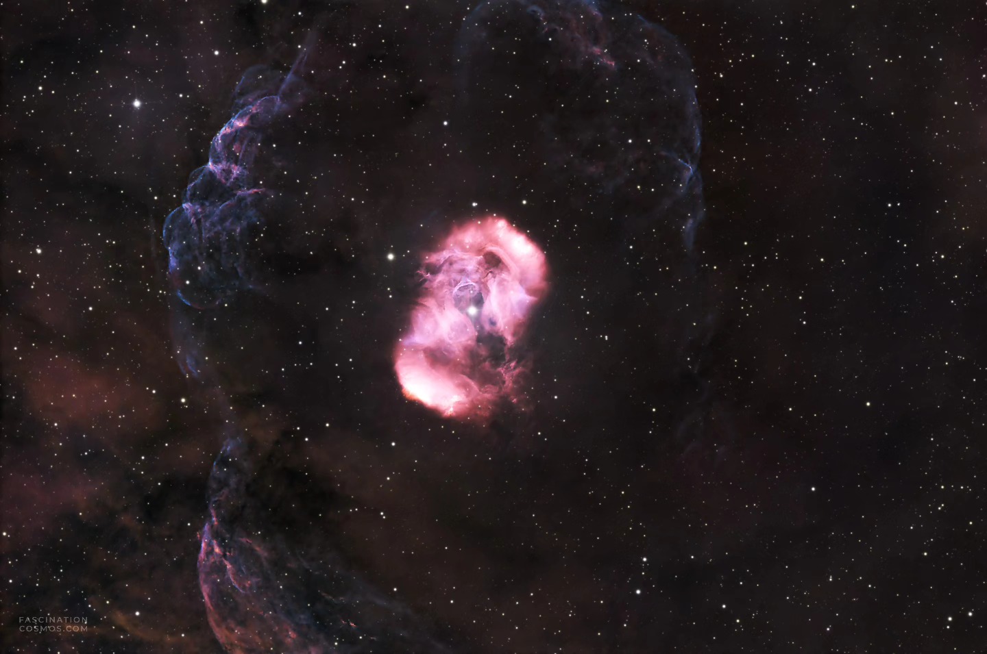 Drachenei (NGC6164, NGC6165)
Das Drachenei, ein ziemlich ungewöhnliches Objekt, ein Nebel aus Gas und Staub (amtliches Kennzeichen: NGC6164, NGC6165). Erwähnenswert ist hier das Beleuchtungsteam: es ist ein Sternpaar - es hört auf HD 148937 - das aber extrem ungewöhnlich alt erscheint. Die Theorie: Da gab´s mal einen dritten Stern, bis zwei von ihnen zusammenstießen und verschmolzen, wodurch ein neuer, größerer und magnetischer Stern entstand. Durch dieses gewaltige Ereignis bildete sich auch der spektakuläre Nebel, der nun die verbleibenden Sterne umgibt (ESO). Faszinierend !
Die Originalaufnahme habe ich mit dem Chile1 von telescope.live mit einem Planwave SDK24 und einer QHY600M gemacht. Um die Nebelstrukturen richtig zu sehen, verwendete ich ausschließlich Schmalbandfilter H-alpha, OIII und SII mit jeweils 300 Sekunden Aufnahmezeit. Mit Astro Pixel Prozessor, Pixinsight, Adobe PhotoShop verarbeitet.
Bitte sehr gerne meine Post weiterleiten ! Jedwede andere Art von Kopien oder Nutzung ist nur mit ausdrücklicher Erlaubnis des Copyright Inhabers erlaubt. Bestellung von Kopien und Bildern gerne unter https://photo-portal.shop/profiles/fascinationcosmos.com/#/ oder einfach per Nachricht an mich.
#fascinationsomos #cosmos #faszinationkosmos #kosmos #franzrettenbacher #astrophotography #astrofotografie #astrophoto #astrofoto #deepsky #astronomie #astronomy #astro #teleskop #amateurastrophotography #qhy268 #HEM27EC #iOptron #deepspace #NGC6164 #NGC6165 #Drachenei