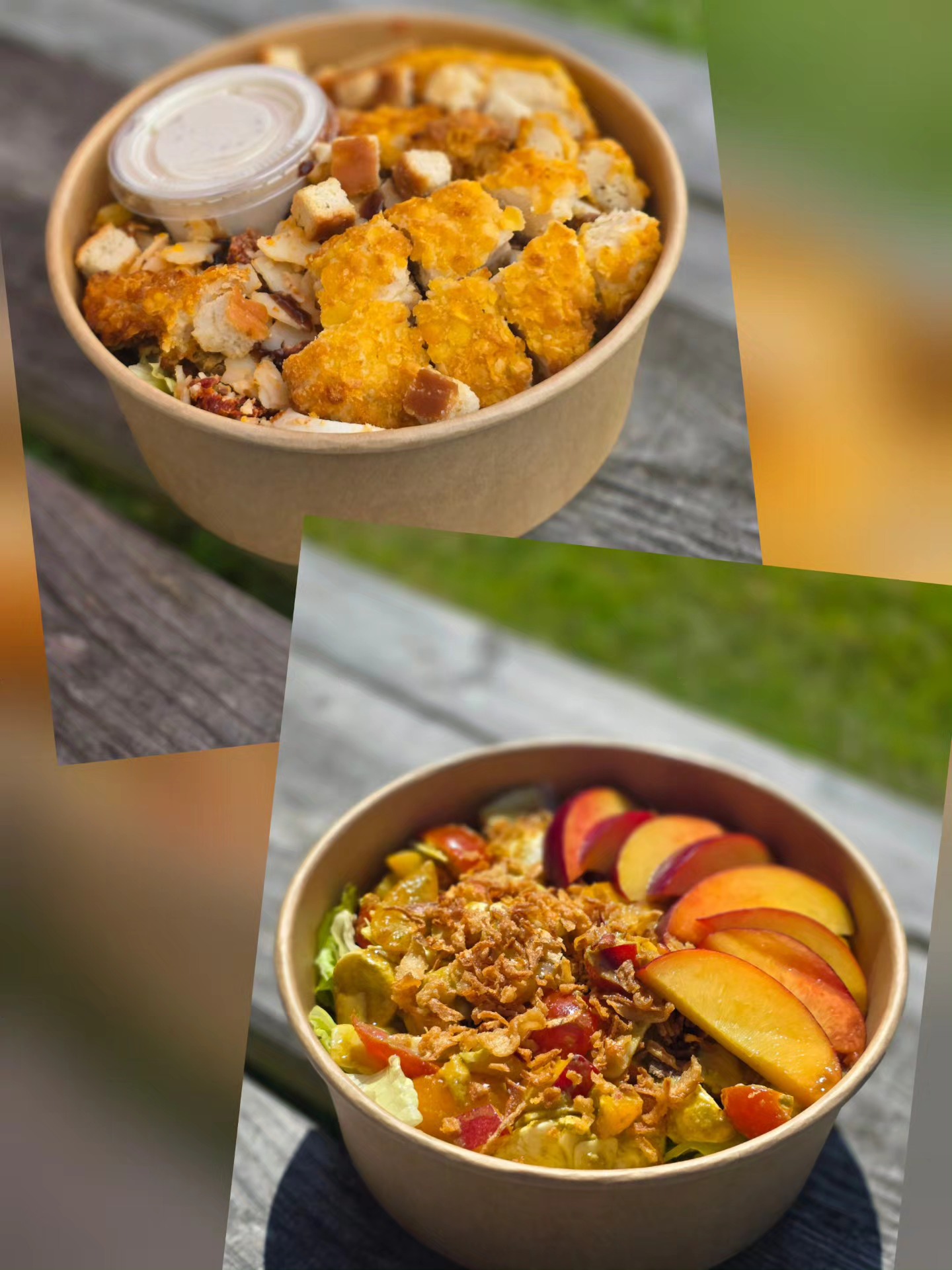 De cette chaleur venez déguster une de nos salades, César ou Tomates Mozza Nectarines.
#lescasiersgourmands #local #faitmaison #normandie #salade #soleil