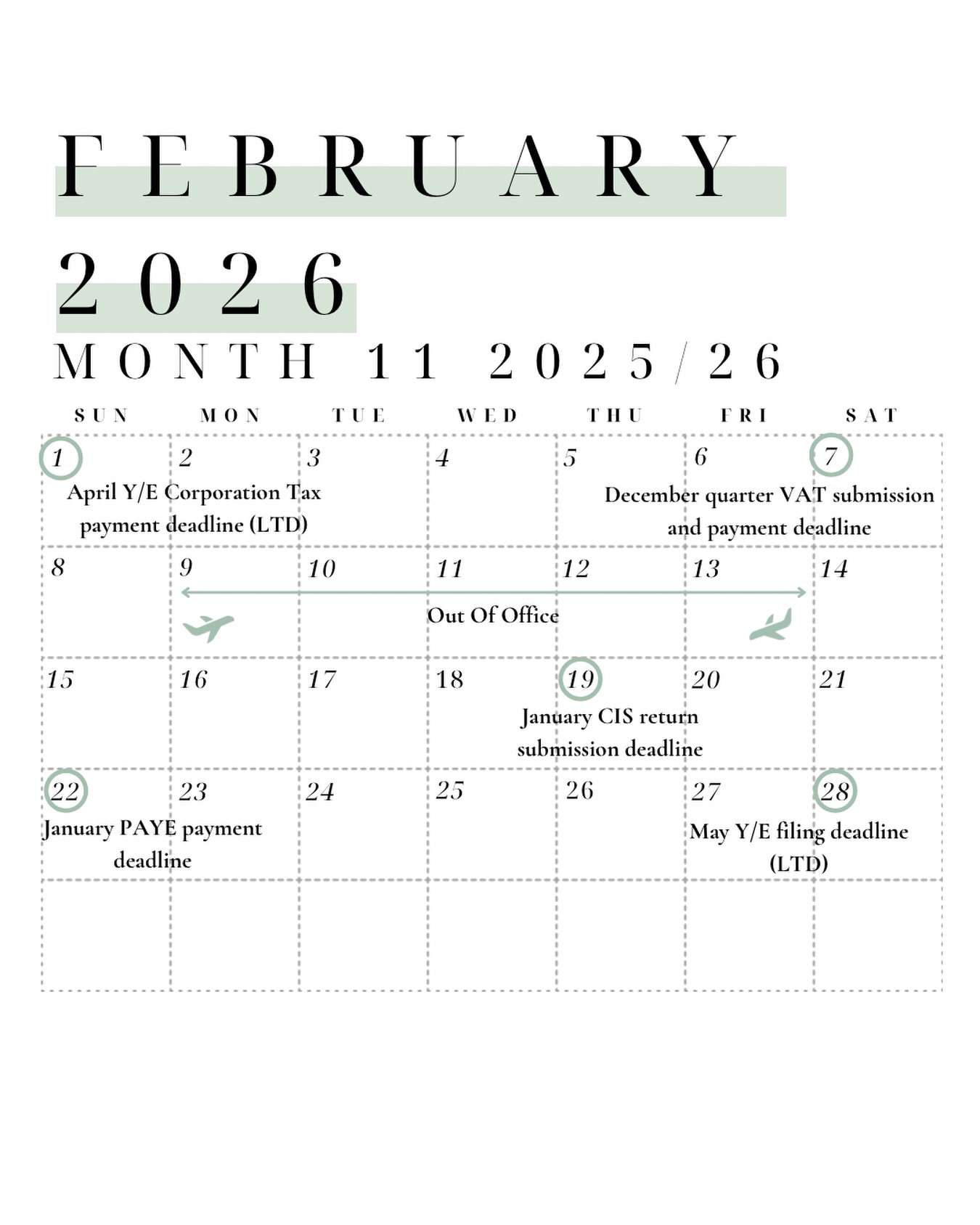 2024/25 tax season complete 🎉
I will be away between the 9th and 13th for my birthday. I will be periodically checking emails and WhatsApp, but anything urgent please WhatsApp me and I will try to get back to you when I can!