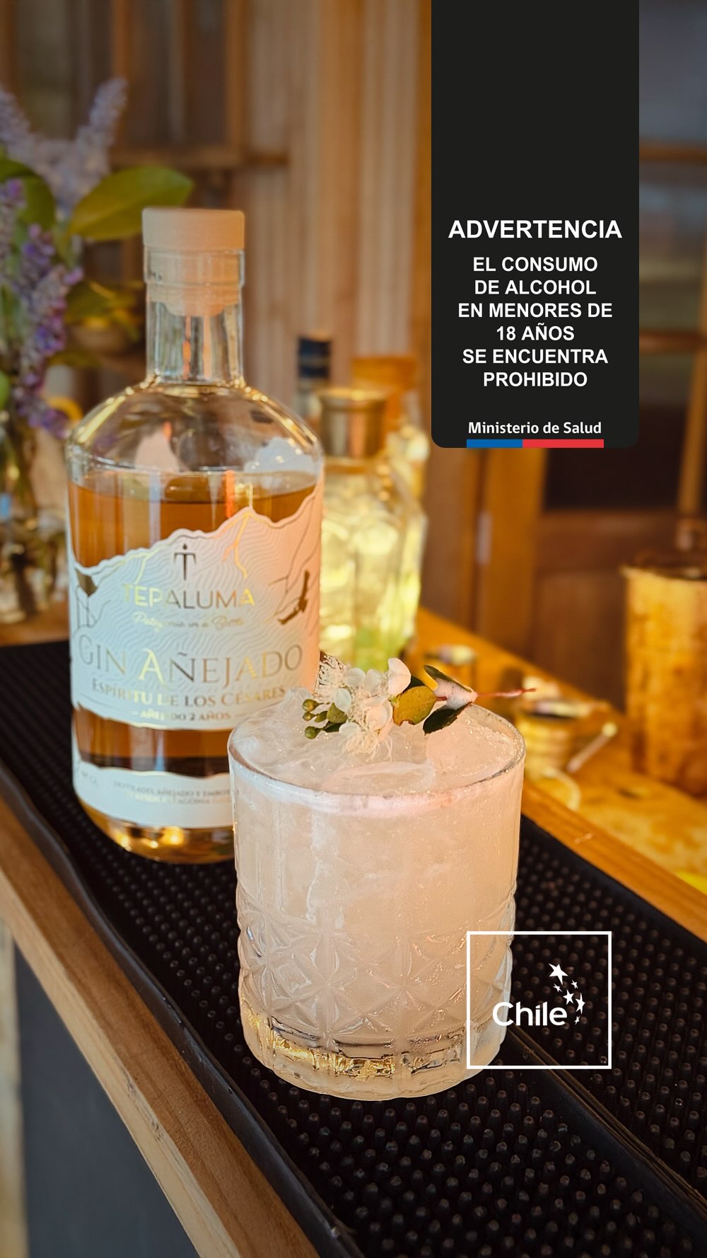 Para encender este jueves, llegamos con una nueva receta hecha con Tepaluma Gin Añejado, Espíritu de los Césares.
✨ Tepaluma Misionero Sour *
Un cóctel profundo, elegante y lleno de carácter patagónico.
- 1,5 oz Tepaluma Gin Añejado
- 1 oz de jugo de limón recién exprimido
- 1 oz de licor de flor de sauco
(opcional: 1 oz de almíbar simple para un perfil más dulce)
- Una punta de albúmina
Agita con hielo, sirve bien frío y disfruta. Textura sedosa, notas cítricas y florales que realzan la profundidad del gin añejado.
Porque en Tepaluma, cada receta también cuenta una historia…
Real. Salvaje. Icónico. Tepaluma®
* El nombre es un homenaje a los misioneros jesuitas que recorrieron estas tierras en búsqueda de la mítica Ciudad Perdida de los Césares.
………………
🍸 Tours + bar en la destilería
⌚️ Abierto de lunes a domingo de 10:00 a 13:00 y de 16:00 a 20:00 horas (Bar)
📍 Carretera Austral, km 350
👉 Reserva tu tour en tepaluma.com/tour
📍 En la Región de Aysén distribuye Gran Calafate (+56 9 3233 0996) y nos encuentras en un sinnúmero de botillerías, supermercados y tiendas especializadas.
………………
⚠️ ᴀᴅᴠᴇʀᴛᴇɴᴄɪᴀ: ᴇʟ ᴄᴏɴsᴜᴍᴏ ɴᴏᴄɪᴠᴏ ᴅᴇ ᴀʟᴄᴏʜᴏʟ ᴅᴀñᴀ ᴛᴜ sᴀʟᴜᴅ I ɴᴏ ʙᴇʙᴇʀ ᴀʟ ᴄᴏɴᴅᴜᴄɪʀ I ʀɪᴇsɢᴏ ᴘᴀʀᴀ ᴛᴜ ʙᴇʙé I ɴᴏ ʙᴇʙᴇʀ ᴍᴇɴᴏʀᴇs ᴅᴇ 𝟷𝟾 ᴀñᴏs I ᴍɪɴɪsᴛᴇʀɪᴏ ᴅᴇ sᴀʟᴜᴅ
ℹ️ᴠᴀʟᴏʀ ᴇɴᴇʀɢéᴛɪᴄᴏ ᴅᴇ ᴛᴇᴘᴀʟᴜᴍᴀ ɢɪɴ: 𝟸𝟺𝟶 ᴋᴄᴀʟ ᴘᴏʀ ᴄᴀᴅᴀ 𝟷𝟶𝟶 ᴍʟ I ᴛᴇᴘᴀʟᴜᴍᴀ ᴍᴀǫᴜɪ ɢɪɴ: 𝟸𝟷𝟽 ᴋᴄᴀʟ ᴘᴏʀ ᴄᴀᴅᴀ 𝟷𝟶𝟶 ᴍʟ I ᴛᴇᴘᴀʟᴜᴍᴀ ɢɪɴ ᴀñᴇᴊᴀᴅᴏ: 𝟸𝟺𝟻 ᴋᴄᴀʟ ᴘᴏʀ ᴄᴀᴅᴀ 𝟷𝟶𝟶 ᴍʟ
#TepalumaGin #Patagonia #PatagoniaChilenia #DestileríaTepaluma #Añejado