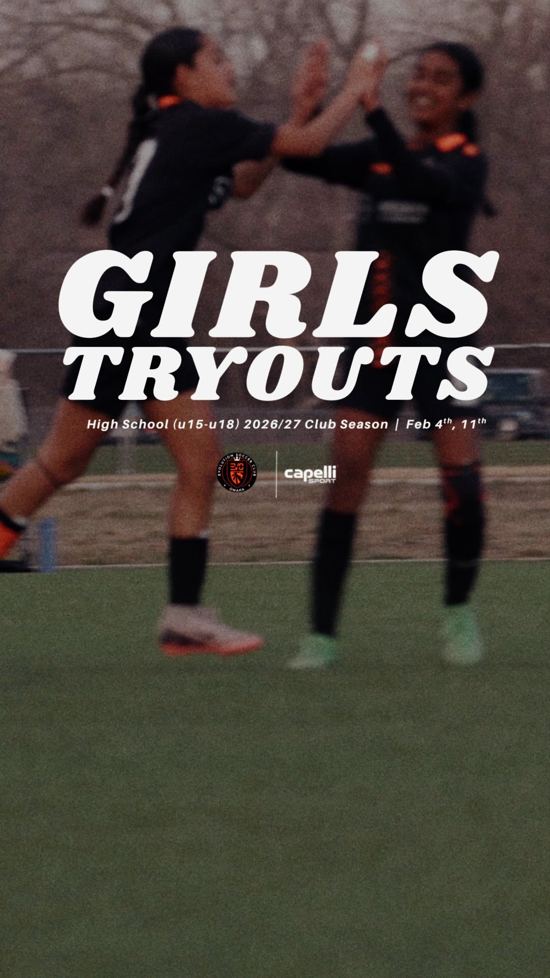 GIRLS early High School tryouts for club 2026/27 season start THIS WEEK ⚽️
Why early tryouts?
Early tryouts reduce stress and build confidence by allowing players to secure their spot before the high school season, giving families clarity well ahead of time. Finalizing rosters early also helps with timely uniform ordering and season planning, so teams can begin preparing right away for a strong fall season.
🗓️ When:
Girls (U15–U18): February 4 & 11
6:30 PM to 8:00 PM
Boys (U15–U18): February 18 & 25
6:30 PM to 8:00 PM
📍 Where: Papillion Landing Field House
👥 Who: All current and prospective players born in the following ranges:
U15: 8/1/2011 – 7/31/2012
U16: 8/1/2010 – 7/31/2011
U17: 8/1/2009 – 7/31/2010
U18: 8/1/2008 – 7/31/2009
Register through the link 🔗 in our bio @omahaevolutionsoccerclub
#omahaevolutionsoccerclub #evolveyourgame