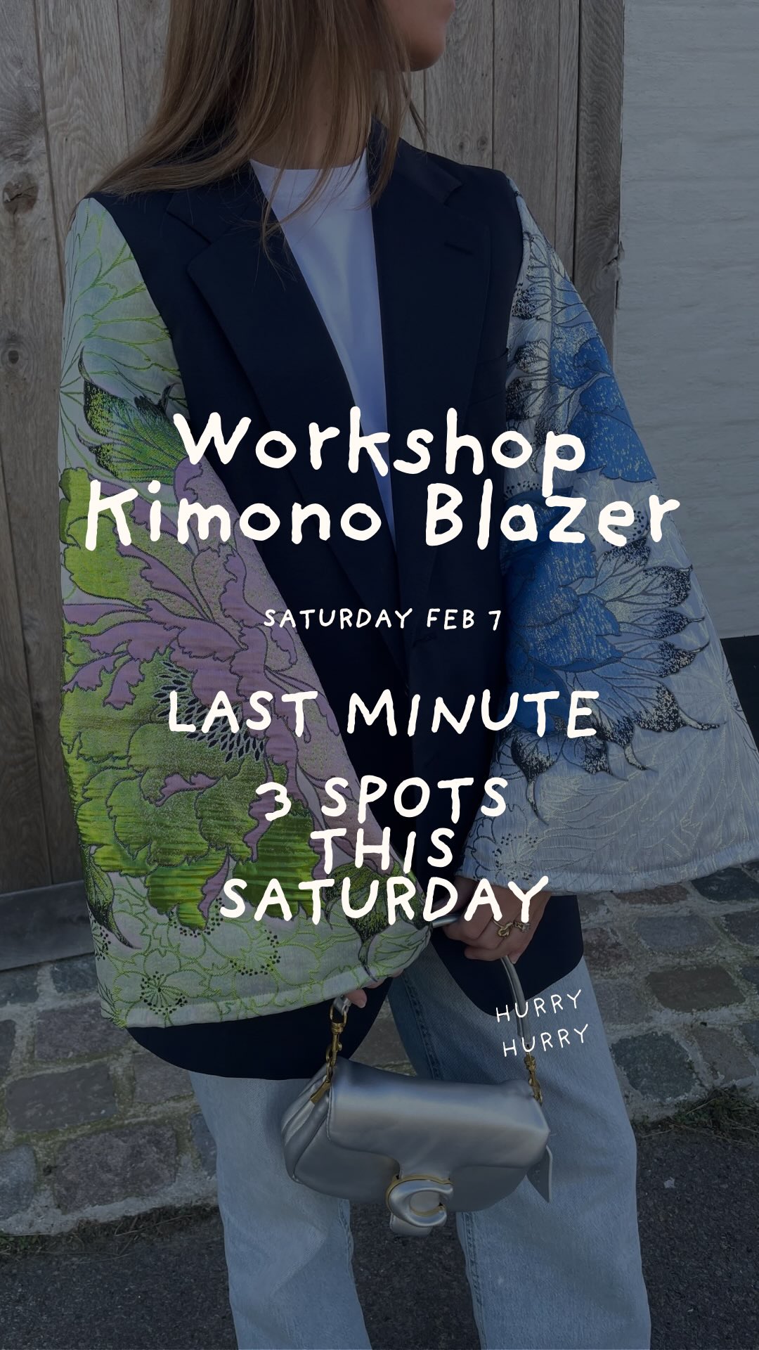 LAST MINUTE ❤️🔥 Er kwamen 3 plekjes vrij voor onze #naaiworkshop kimono blazer nu zaterdag 7 februari om 14 uur. Je hebt géén naaimachine en ervaring nodig. Enkel er blazer en veel goesting om een gezellige namiddag te beleven 😍🙌🏻
❣️ Hartje West-Vlaanderen, Zarren
🧵 Geen ervaring? Welkom om 13:15 voor basisinfo.
Inschrijven op maangoud.be. Hurry hurry 🩷🍒
#kimonoblazer #workshop #lastminute #westvlaanderen