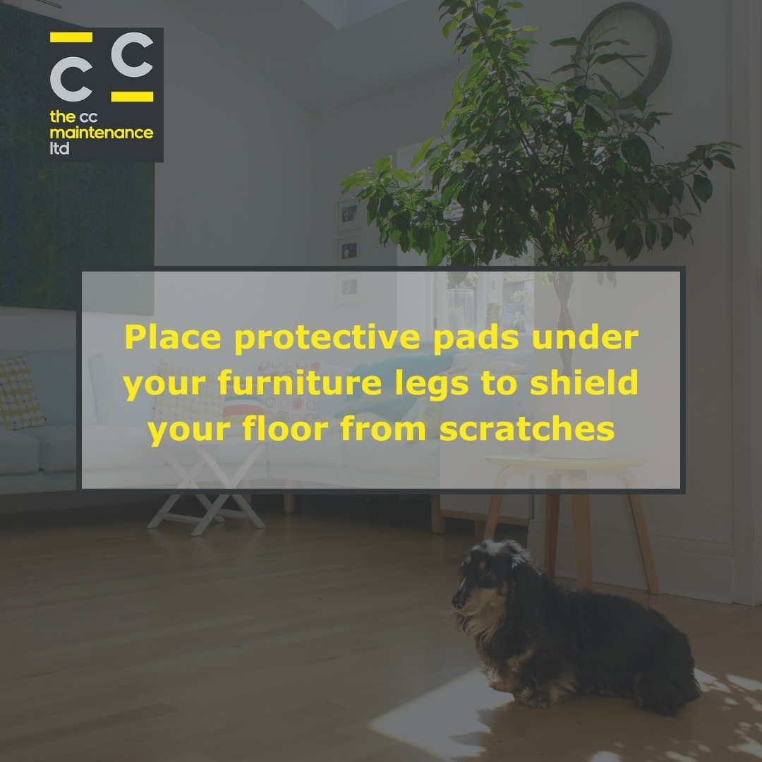 Keeping your home in top shape doesn't have to be a chore.
Here’s a simple hack to keep your floor protected year-round.
Need a hand with a bigger job or want more personalised advice?
Contact The CC Maintenance today – we're here to help with all your maintenance needs!
#HomeTips #SimpleTricks #PropertyMaintenance #MaintenanceLondon #Flooring #ScratchedFlooring #HomeAdvice #HomeMaintenance #FlooringProtection #SimpleHacks