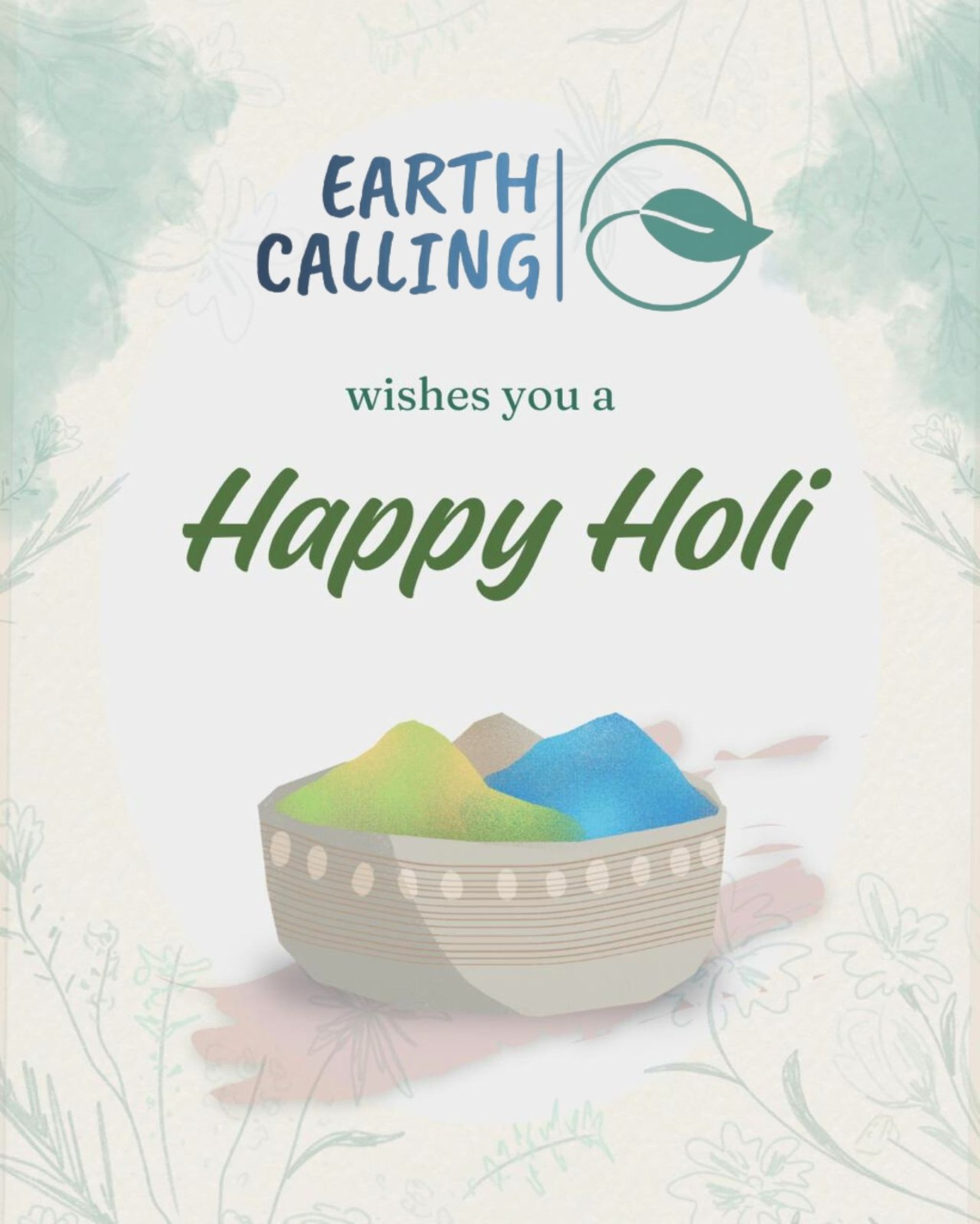 Happy Holi🌈 Make it sustainable and eco-friendly🌿
#holi2025