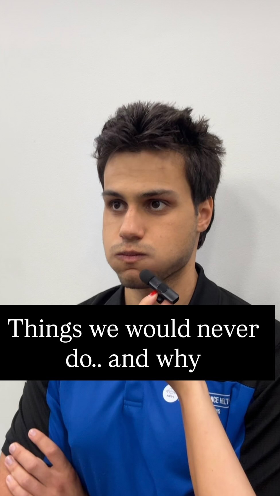 Things we’d NEVER do… because we’ve seen too much 👀
(POV: working in healthcare)