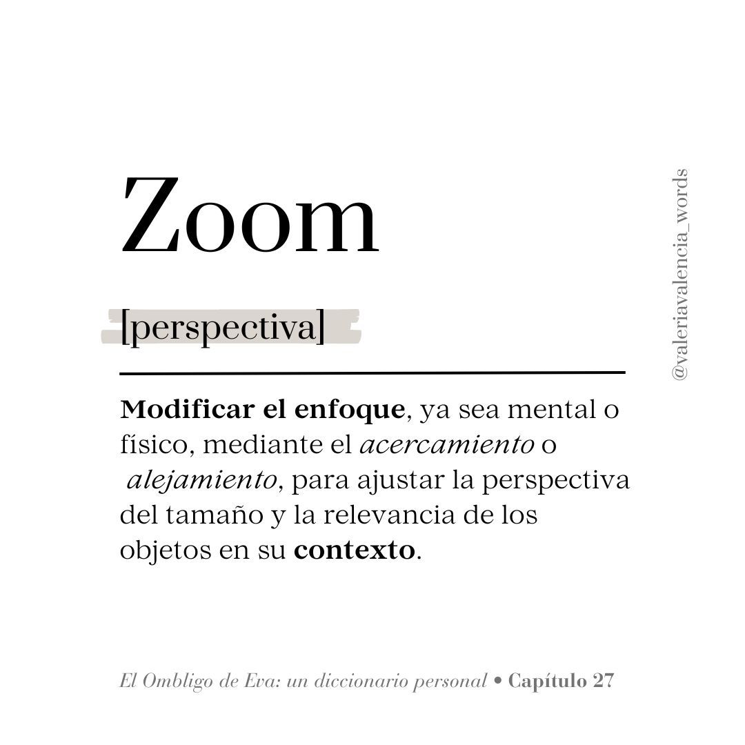 El Ombligo de Eva: un diccionario personal (capítulo 27, ZOOM).
•
Si te ha gustado este post, te invito a descubrir El Ombligo de Eva: un diccionario personal 📖✨. A través de 27 palabras, una por cada letra del abecedario, una arquitecta ecuatoriana escribe un libro para Clara, su hija de 7 años, inspirándose en el alfabeto con el que le enseña a leer. Este emotivo recorrido no solo reflexiona sobre el crecimiento personal y el poder de las palabras, sino que lleva a Eva, la protagonista, a redescubrir su pasado y el sentido de su vida. Más que un legado para Clara, El Ombligo de Eva revela verdades universales sobre el significado de vivir y trascender. 🌟 ¡Descúbrelo ahora! El link está en mi perfil. 😊
•
#etimología #libro #librorecomendado #palabras #literatura #citas #reflexiones #lectura #reflexión #calma #inspiración #penumbra #pazinterior #conexión #amanecer #frasedeldía #bienestar #naturaleza #meditación #pensamientos #tranquilidad #escritora #milibrolatino #ebook #elpoderdelaspalabras #escritoresdeinstagram #zoom #perspectiva #powersoften #eames