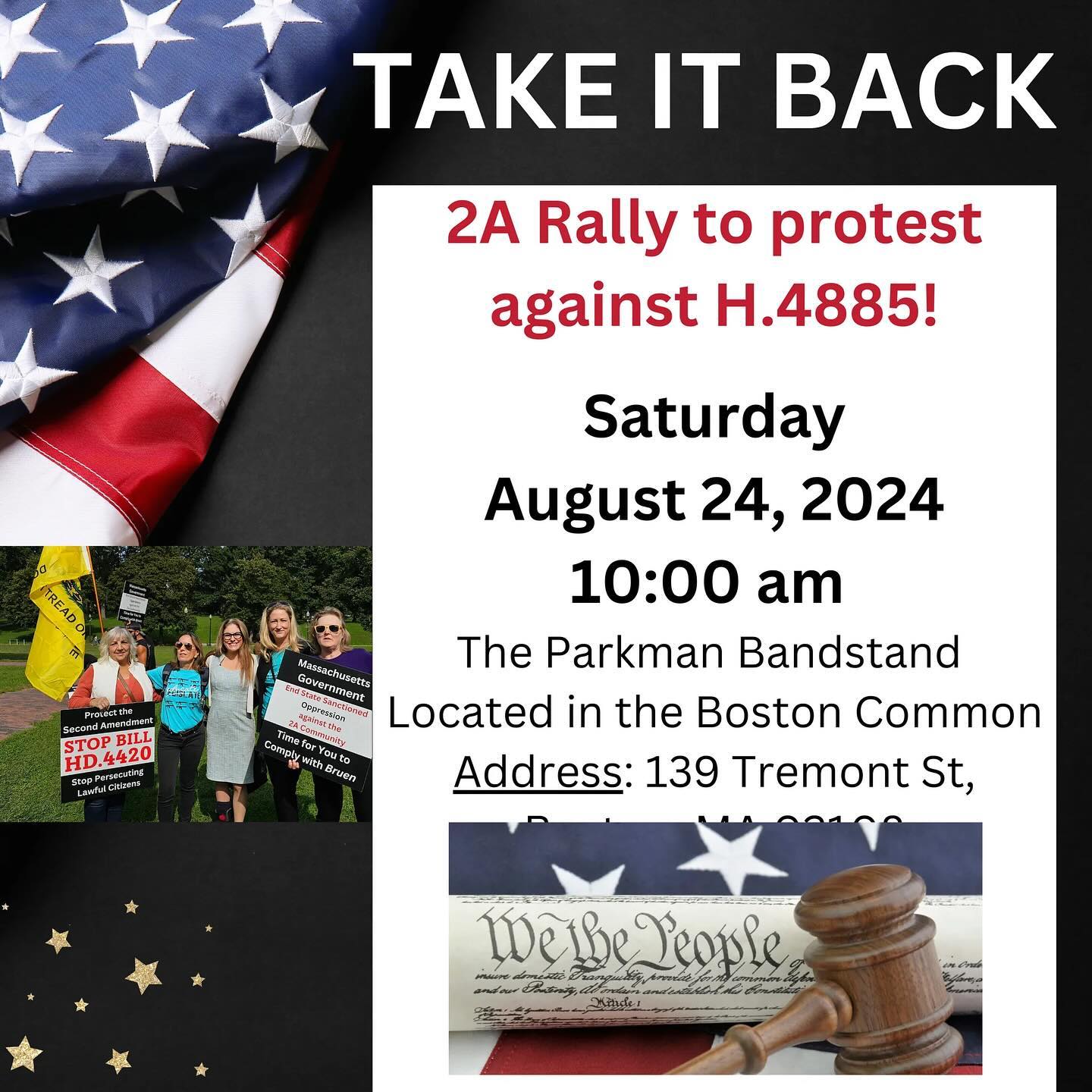 Time for the 2A community in Massachusetts to unify and show their solidarity. Hunters and Sportsmen you can’t sit this one out. This Civil Rights infringement impacts us all. Let’s Go!