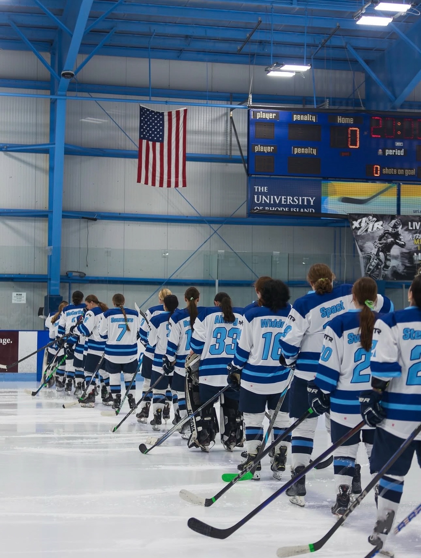 🏒💙 Happy National Girls & Women in Sports Day!
Shouting out URI Women’s Hockey at Boss Ice Arena, along with the athletes, coaches, and administrators who continue to break barriers and inspire the next generation. 🐏❄️
#NGWSD #GoRhody #URIWomensHockey #BossIceArena #WomenInSports