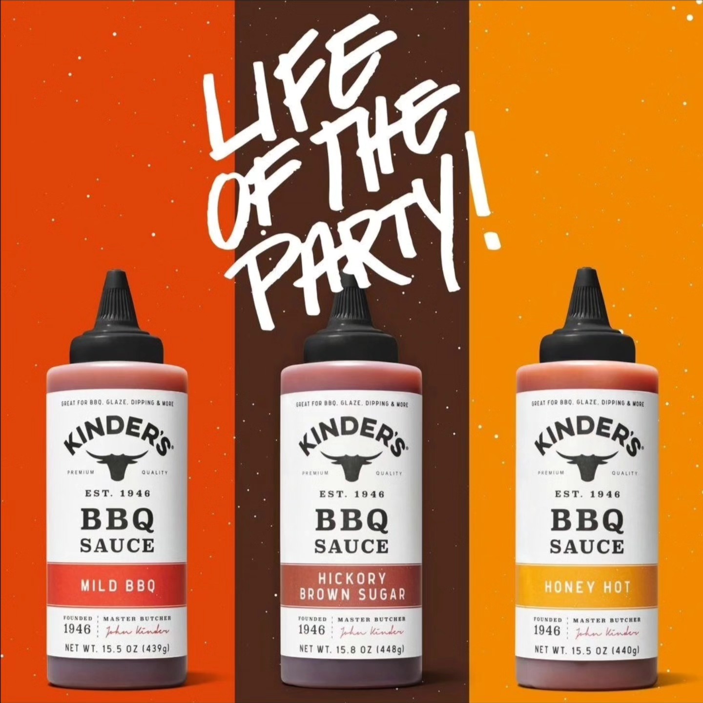 Flavor up your meals.
Kinder's, Mild BBQ
Kinder's, Hickory Brown Suger
Kinder's, Honey Hot
Goes on everything 😍😍
#kinders #wicklow #ireland #bbqireland #bbq #cooking