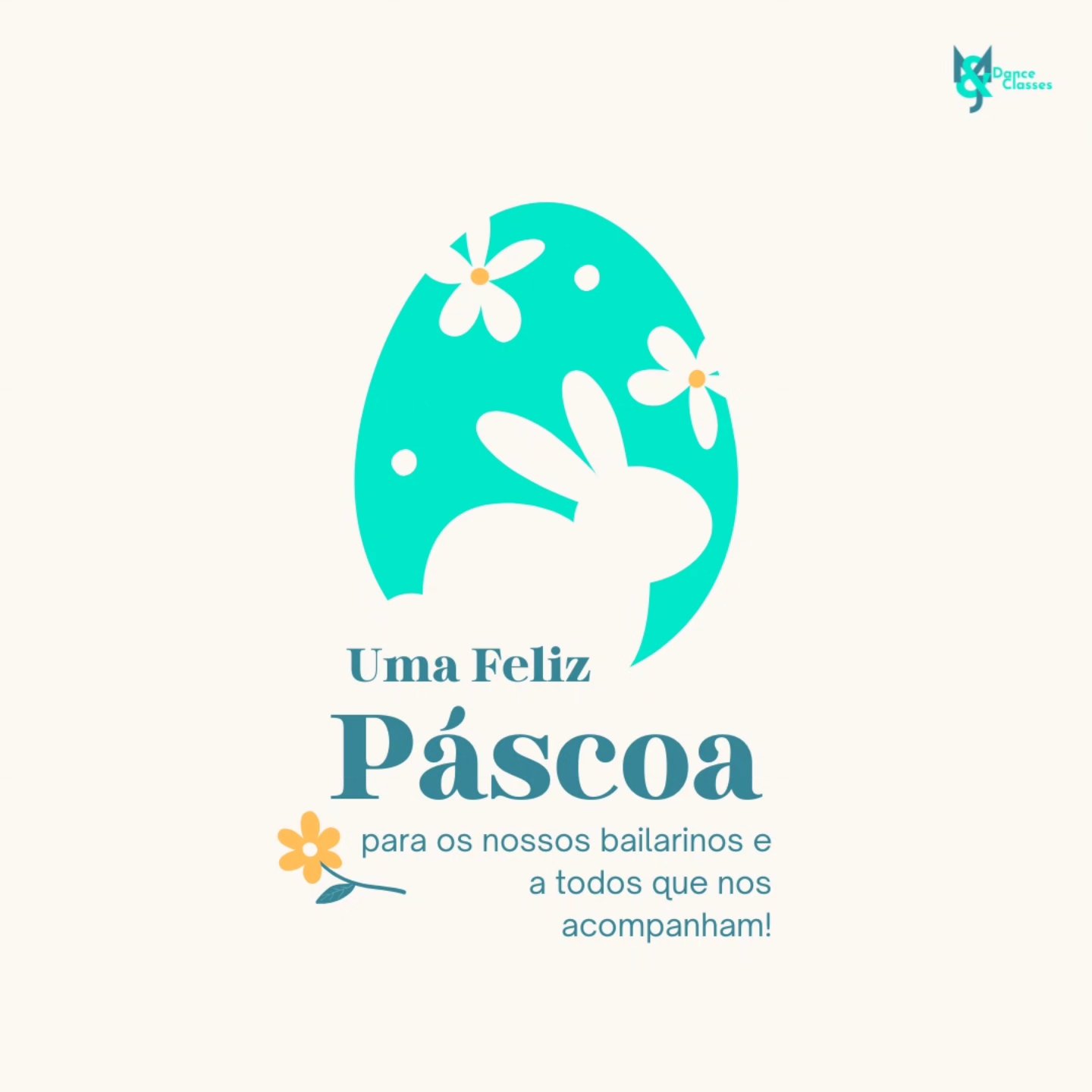 Uma boa Páscoa a todos os nossos bailarinos e família! 🌸 🥚 🐰