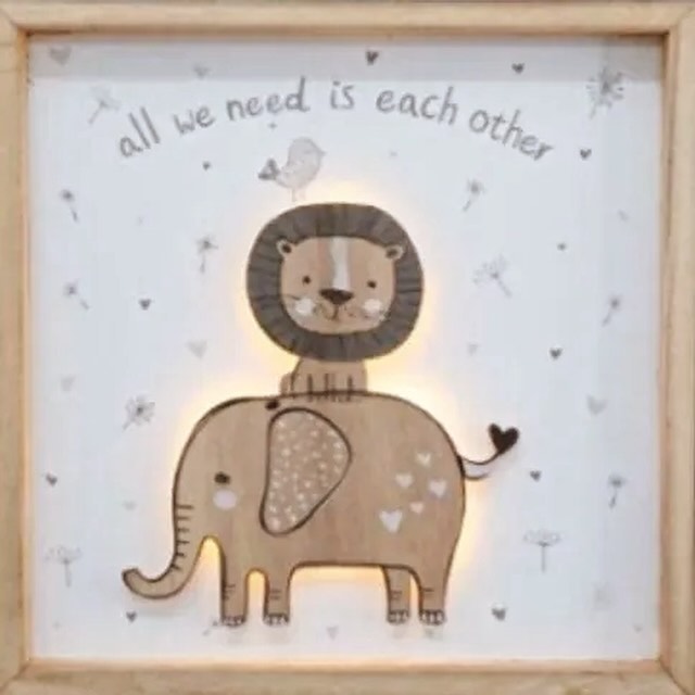 LED animal plaque. The perfect accessory for any nursery #nursery #baby