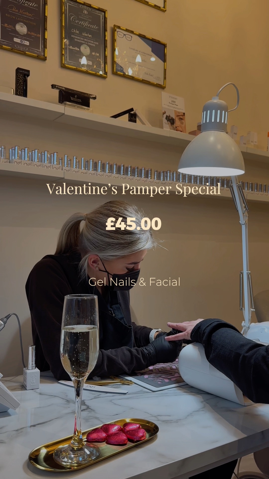 Valentines's Pamper Special ๐
The perfect gift for your partner or a little self-love treat ๐
๐๐ผโโ๏ธ
Limited availability.
๐ Buy a ยฃ45.00 gift card online or suprise your love by booking. All done via our links in bio.
#carlislesalon #carlislebeauty #carlislenails #carlislesmallbusiness