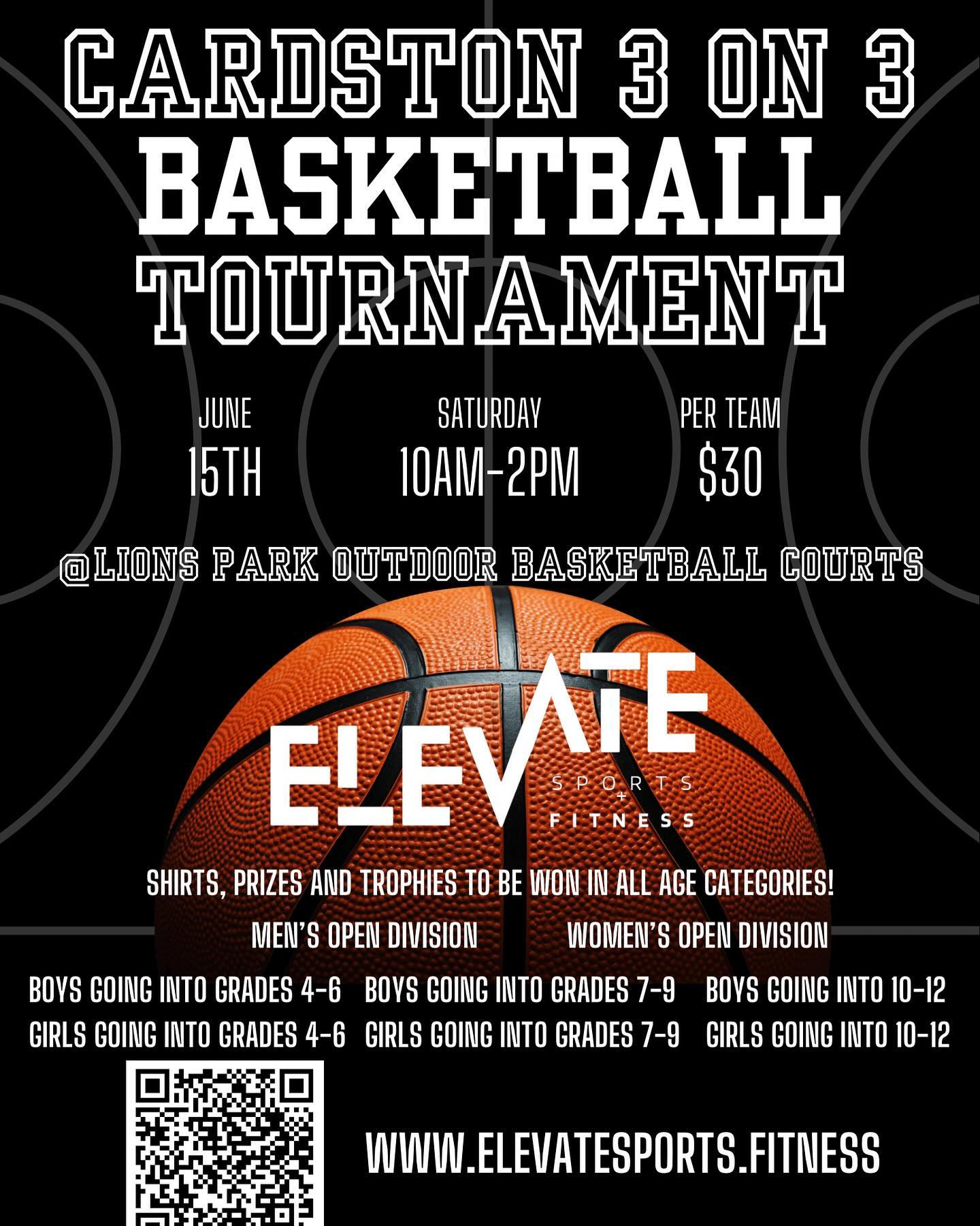 Introducing the first annual outdoor courts 3 on 3 basketball tournament in Cardston! Registration link on our page! Sign up available from grade 4 to adults! Come show your skills Cardston! Location at the NEW outdoor courts at Lions Park.