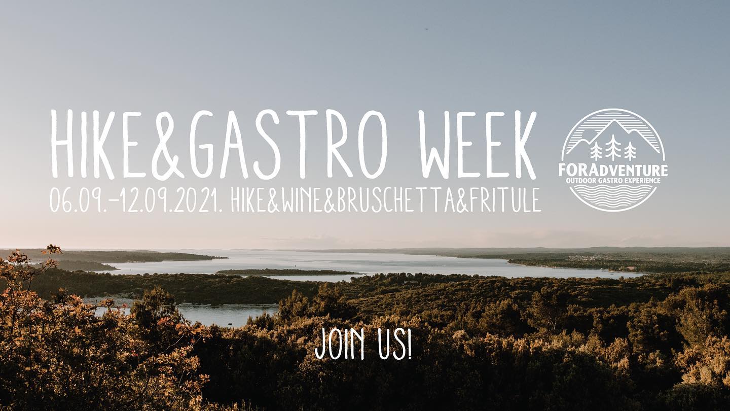 Hike and Gastro WEEK!!
Every day at 17:30h
06.09.-12.09.2021.
Book your place on time!
Dm for more info!