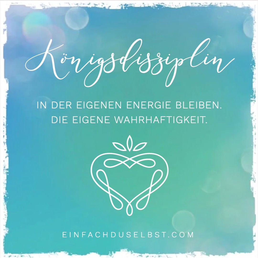 Was ist die Königsdisziplin?
In der eigenen Energie bleiben.
Die eigene Wahrhaftigkeit.
einfachduselbst.com
#einfachduselbst #g4 #mindflow #mindflowpractitioner #essenzcoaching #naturallifebalance #worklifebalance #beyourself #webdesign
#stressmanagment #coaching #seminare #empowerment #einfachsein #allesistmöglich #youaredivine
#youarethefire #dowhatyoulove #getinspired #letitflow #selflove #makeselflovecoolagain #makeselfloveapriority