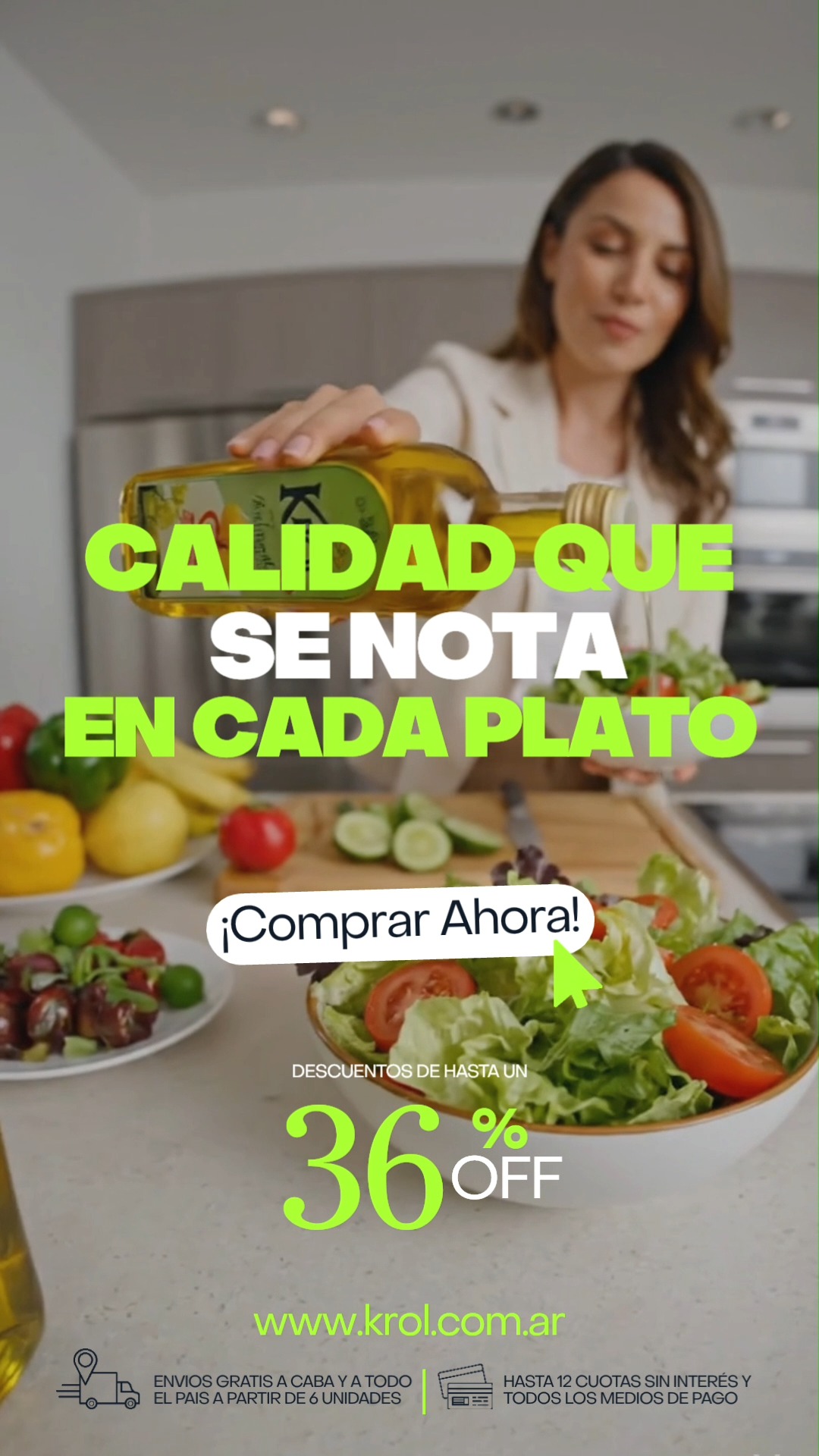 El detalle que cambia tu ensalada 🥗
Nuestro Aceite KROL Canola Virgen,
prensado en frío, aporta frescura y sabor natural en cada plato.
✔ Ideal para aderezar
✔ Rico en Omega 3, 6 y 9
✔ Sin TACC · sin grasas trans
🛒 Compralo online con hasta 36% OFF
📦 Recibilo en tu casa desde nuestras tiendas autorizadas
👉 Calidad que se nota en cada plato.
#AceiteKROL #CanolaVirgen #EnsaladasSaludables #CocinarMejor #PrensadoEnFrío #sintacc