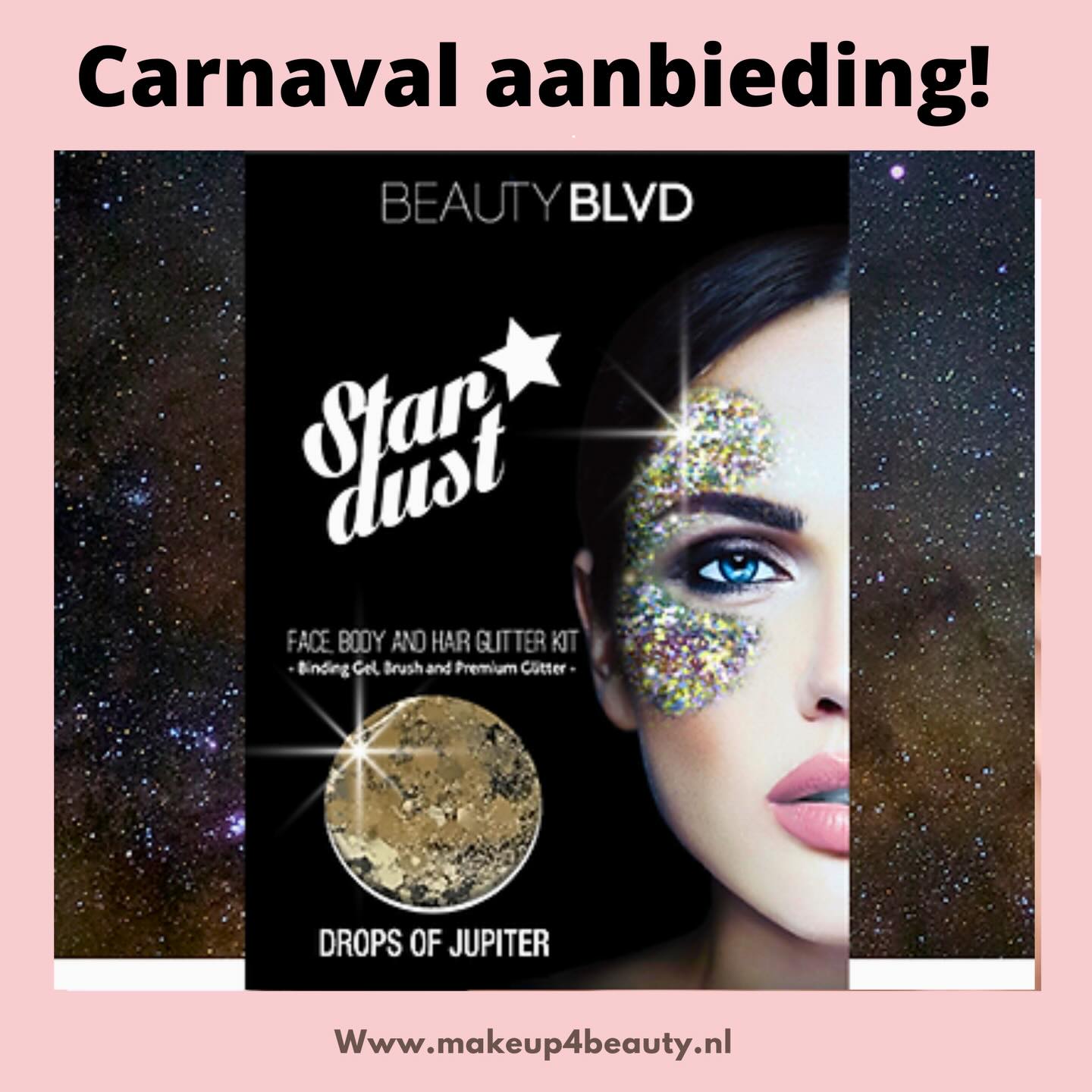 Nu alle stardust glitters met mega korting! Kijk bij merken Beautyblvd en kies jouw favoriete glitter pakket!