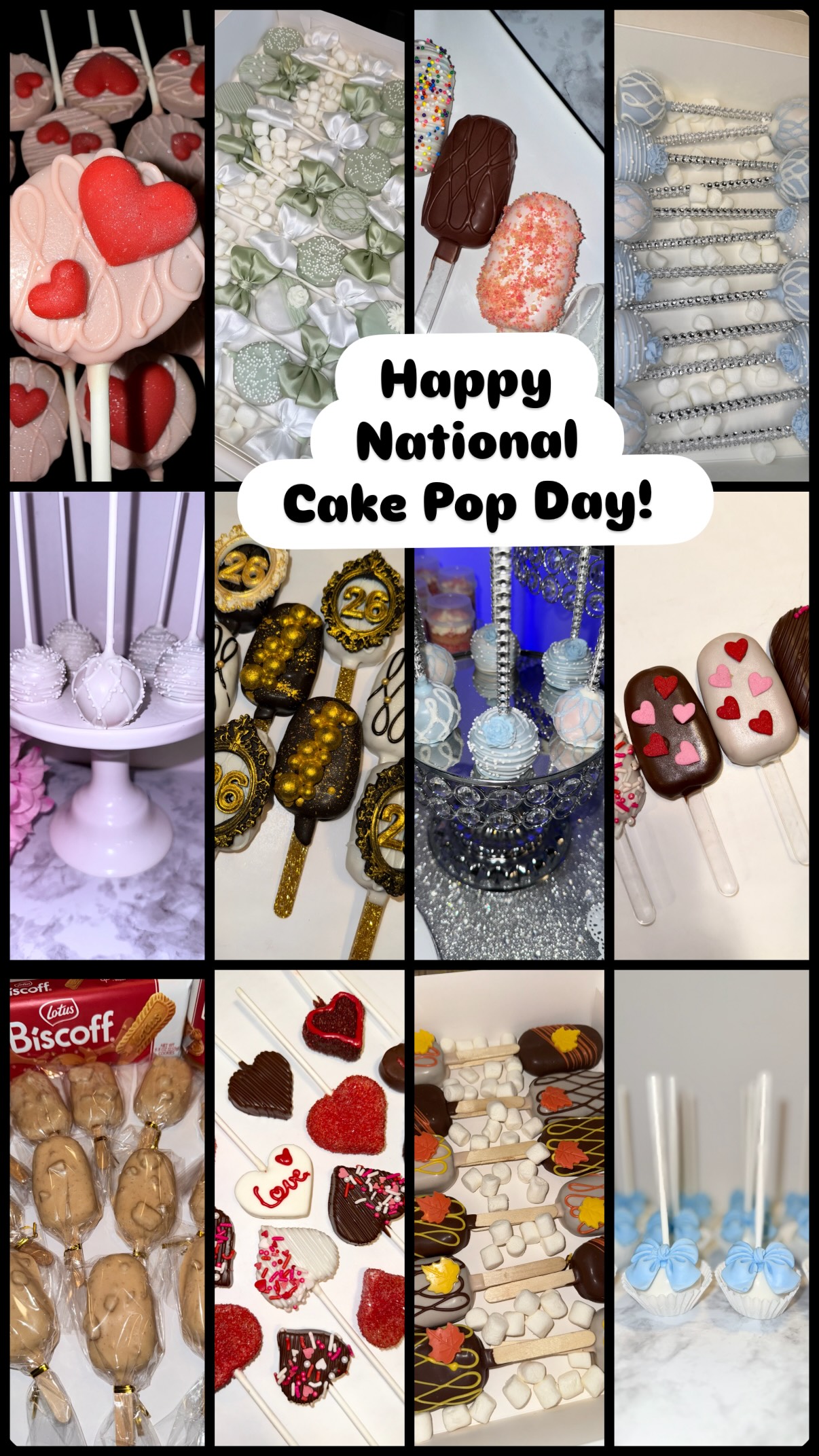 National Cake Pop Day but make it ✨a personality trait✨ 🍰🍭
Tiny cake. Big energy. Zero regrets.
Which one are you grabbing first? 👀
.
.
.
.
#NationalCakePopDay #CakePops #DessertReels #SweetTreats #SmallBusinessOwner