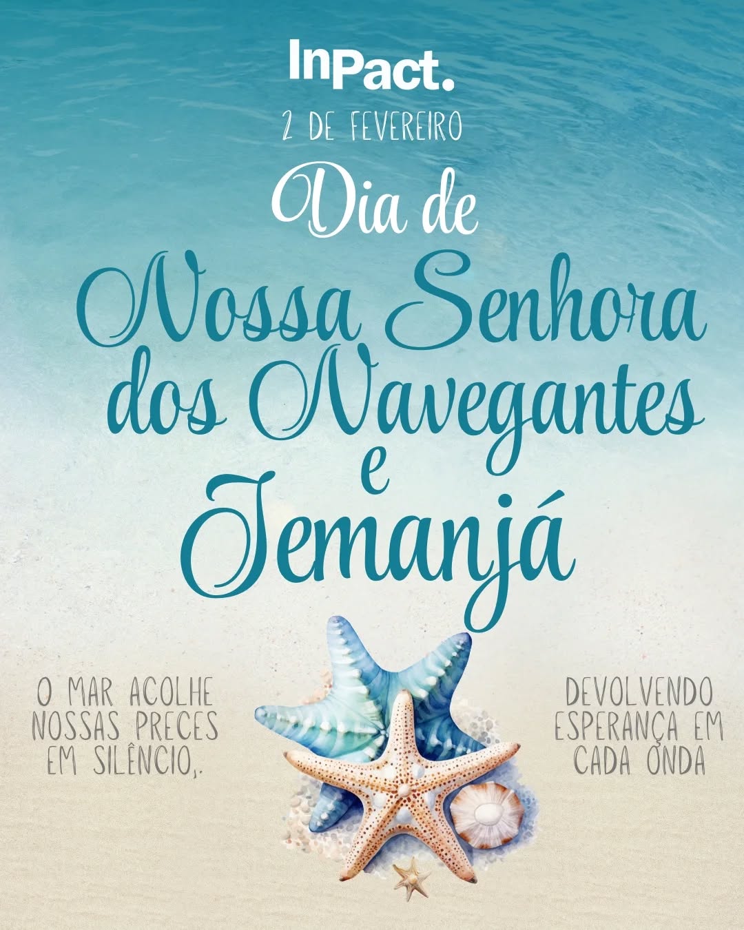 🌊✨ 2 de fevereiro – Dia de fé, proteção e águas sagradas ✨🌊
Hoje celebramos o amor que navega sobre as águas.
Nossa Senhora dos Navegantes, guia dos que seguem caminhos incertos,
e Iemanjá, mãe das águas salgadas, força ancestral que acolhe, protege e renova.
Que seus mantos cubram os mares, os rios e todos aqueles que deles dependem.
Que tragam calmaria às tempestades, esperança aos corações
e respeito às águas que nos dão vida.
Axé, amém e gratidão.
Que as águas sagradas sigam nos guiando. 🤍🌊
#NossaSenhoraDosNavegantes #Iemanjá #Dia2DeFevereiro #FéQueNavega #ÁguasSagradas