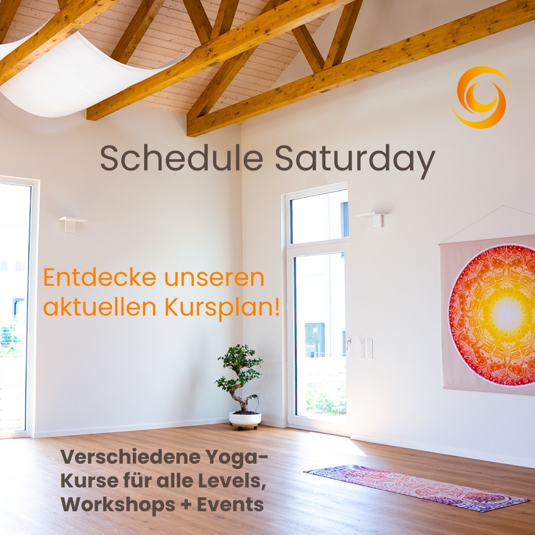 Entdecke unseren aktuellen Kursplan! 🧘♀️
Egal, ob du Anfänger oder Fortgeschrittener bist, wir haben den passenden Kurs für dich! Hier sind unsere aktuellen Angebote:
✨ Ashtanga Yoga
✨ Hatha Yoga
✨ Kundalini Inspired
✨ Teen Yoga
✨ Männer Yoga
✨ Senioren Yoga
🆓 Kostenlose Probestunde für alle neuen Teilnehmer!
Zusätzlich bieten wir regelmäßig spannende Workshops an. Und nicht verpassen: Unser großes Event im September – die Yocom! Ein ganzer Tag voller Yoga mit einem großartigen Programm.
📅 Schau dir unseren aktuellen Kursplan an und finde den perfekten Kurs. Wir freuen uns auf dich!
#ScheduleSaturday #YogaKurse #AshtangaYoga #HathaYoga #TeenYoga #MännerYoga #SeniorenYoga #KundaliniYoga #KostenloseProbestunde #Workshops #Yocom #YogaEvent