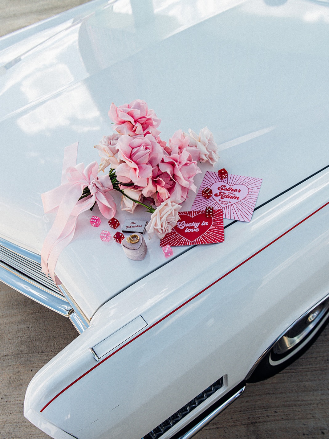 Manifesting a Vegas wedding + another beautiful flatlay like this one 🩷❤️🎲🌸
Photography : @ashleytruly
Flowers : @lucidjuliet
.
.
.
#weddinginvites #vegaswedding #pinkwedding #onthedaystationery