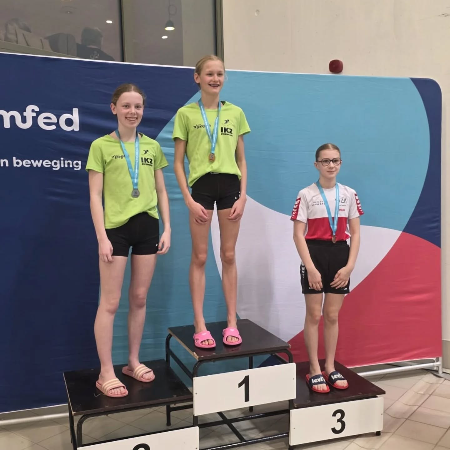 Medailles op het PK lange baan te Brugge dit weekend. Proficiat! 🥇🥈🥉
#medailles #pk #wedstrijd #IKZ #proficiat