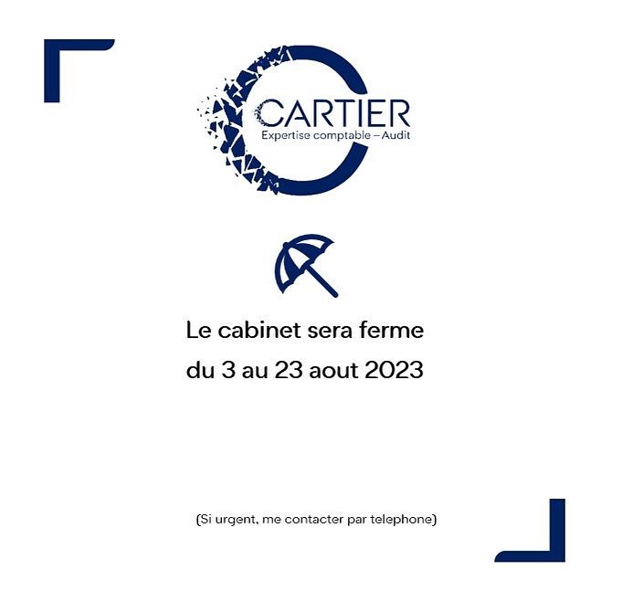 Votre expert-comptable sera en congés du 3 au 23 août 2023 ! ☀️
#cartierexpertise #madamebnc #gevreychambertin #expertcomptable #vacances #holidays