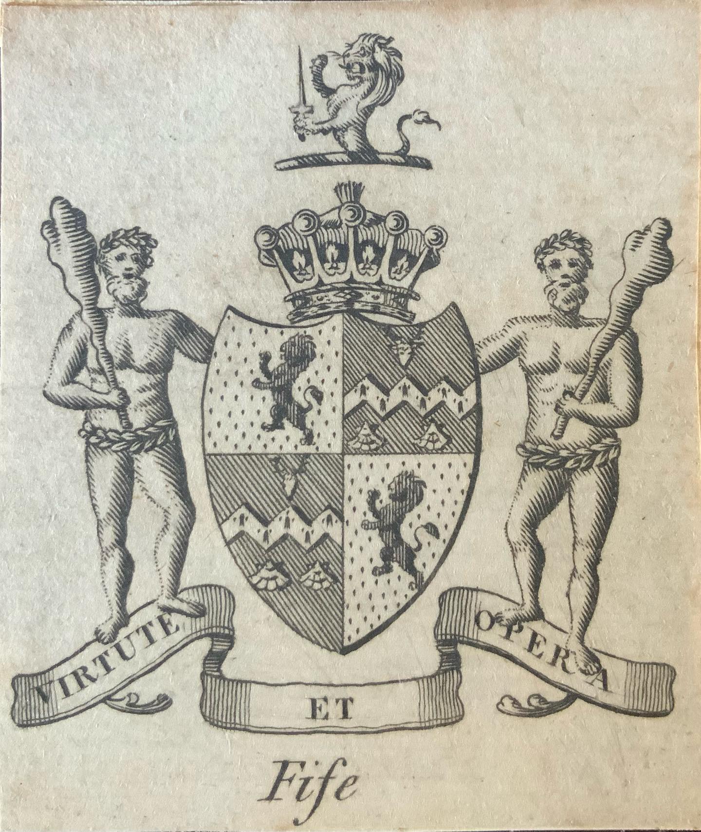 Arms of James Duff, 4th Earl Fife, 3rd Baron of MacDuff