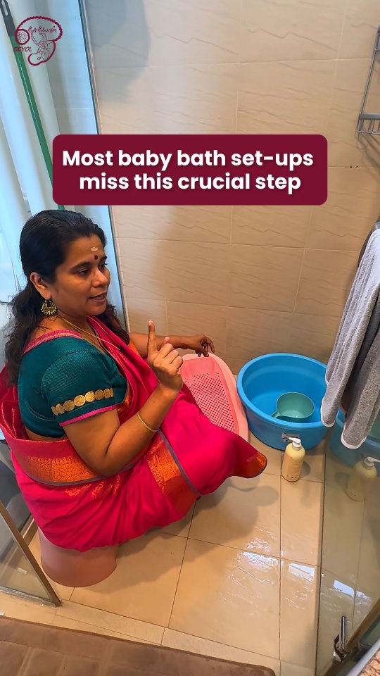 A comfortable baby bath starts with the setup — not the water.
Keeping the towel nearby and preparing your space before lifting the baby makes movement safer and smoother for both caregiver and baby.
Small adjustments can make bath time much easier.
Save this for later.
#babybath #newborncare #parentingtips #infantcare #babycaretips SEYOL motherandbabycare